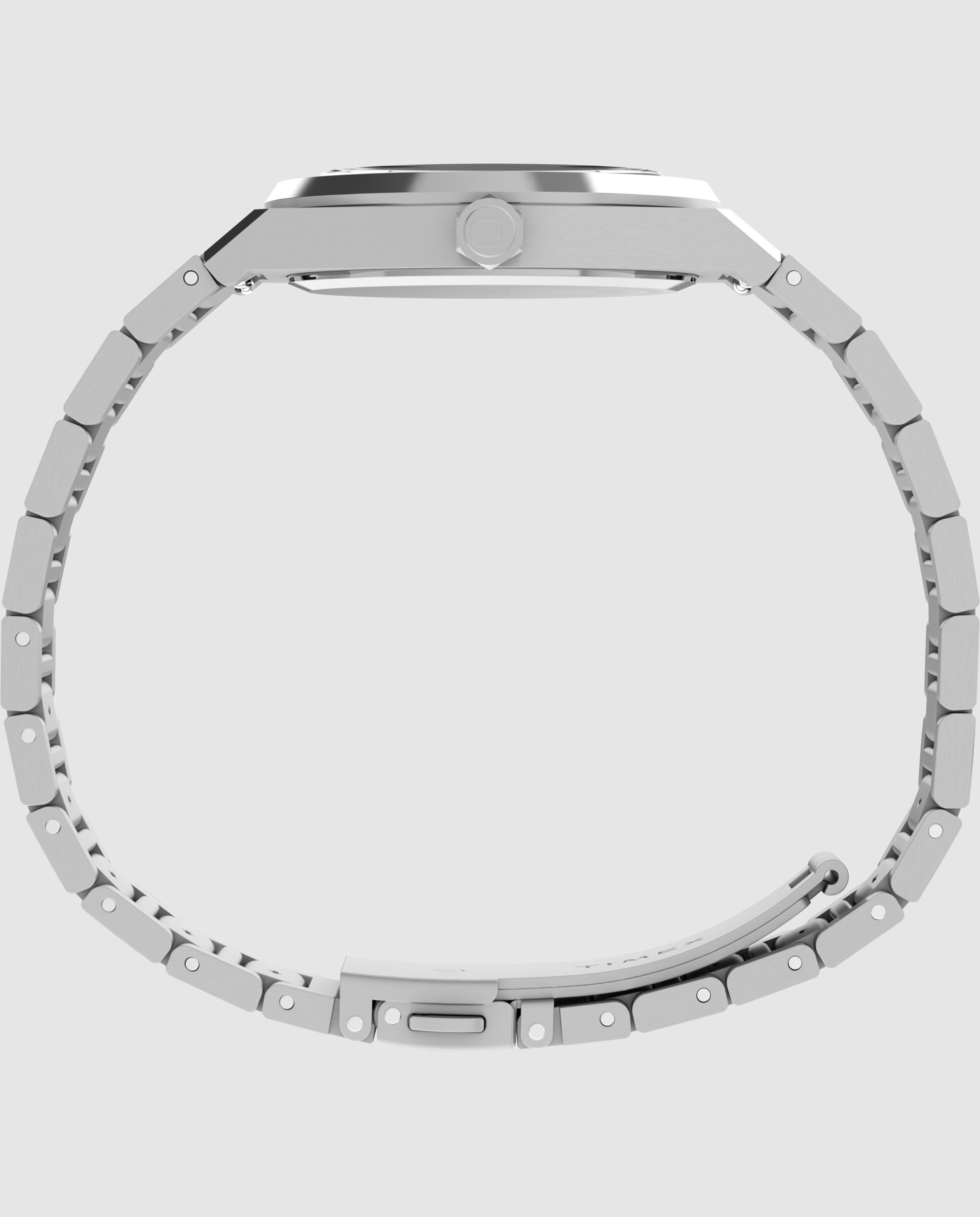 Reloj de mujer q timex tw2y81800 de acero y correa plateada/gris - Plata Plata-2