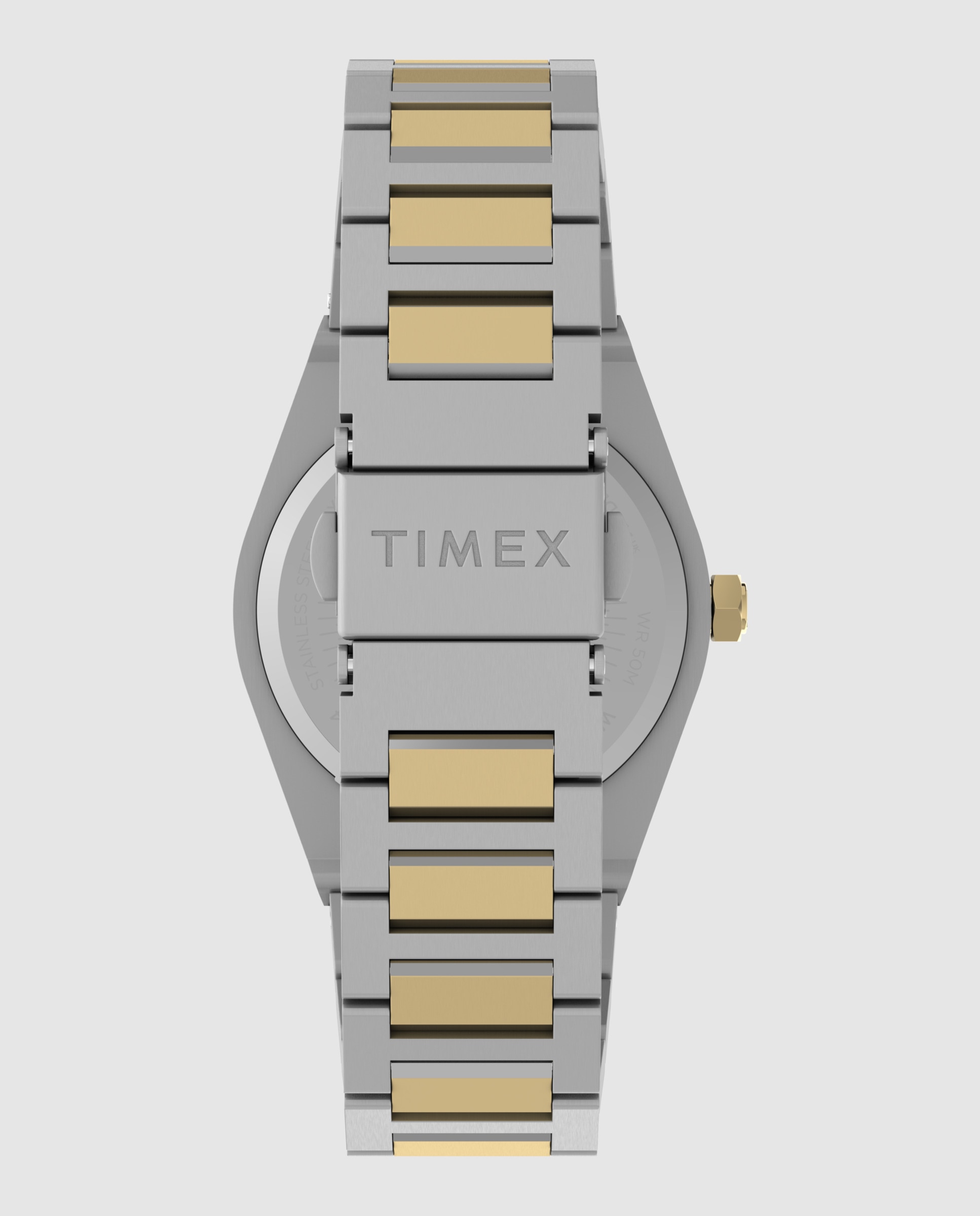 Reloj de mujer q timex tw2y81900 de acero y correa plateada/gris - Plata Plata-3