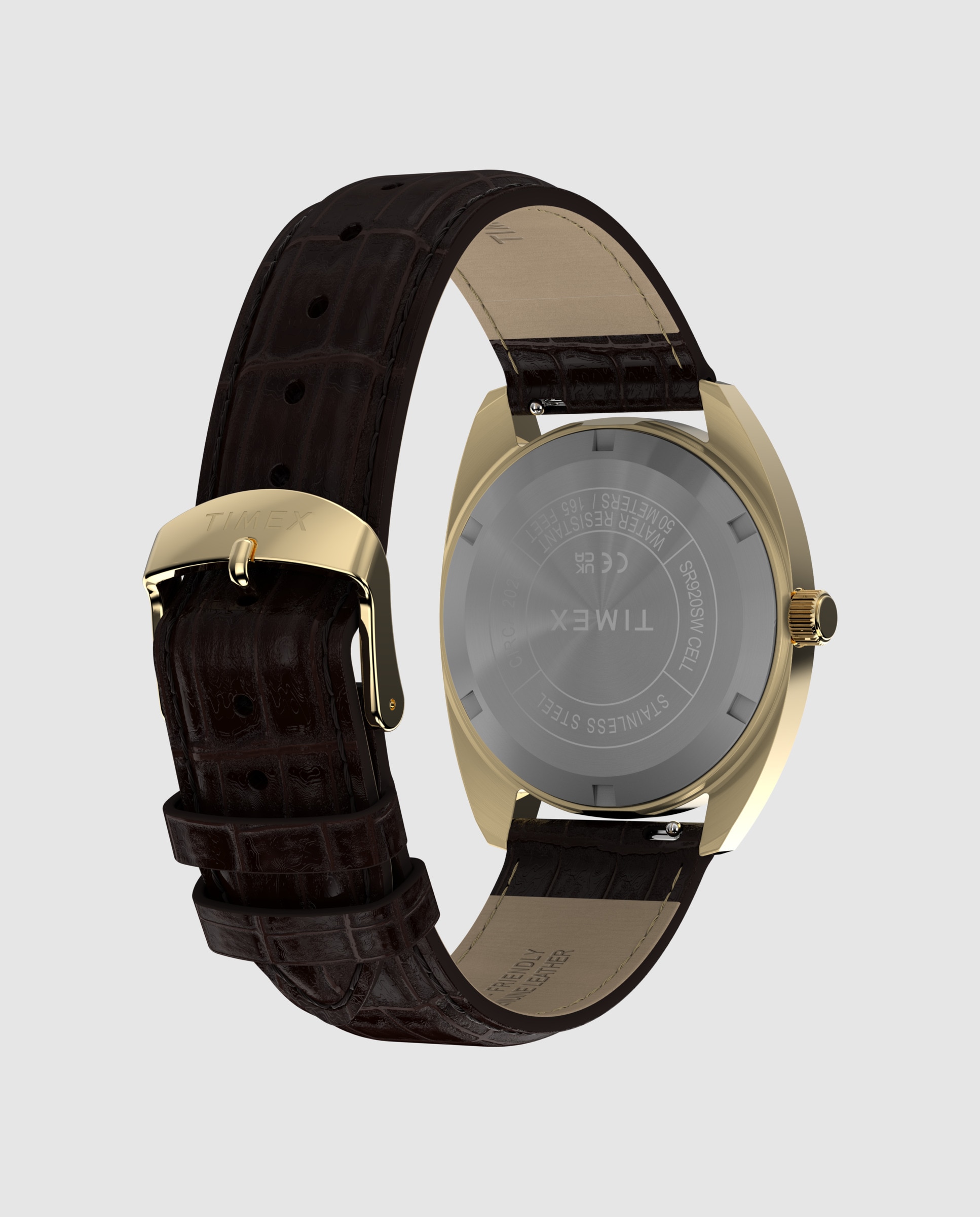 Reloj de hombre lab collab tw2y82100 de piel y correa - Timex - Marrón Marrón-3