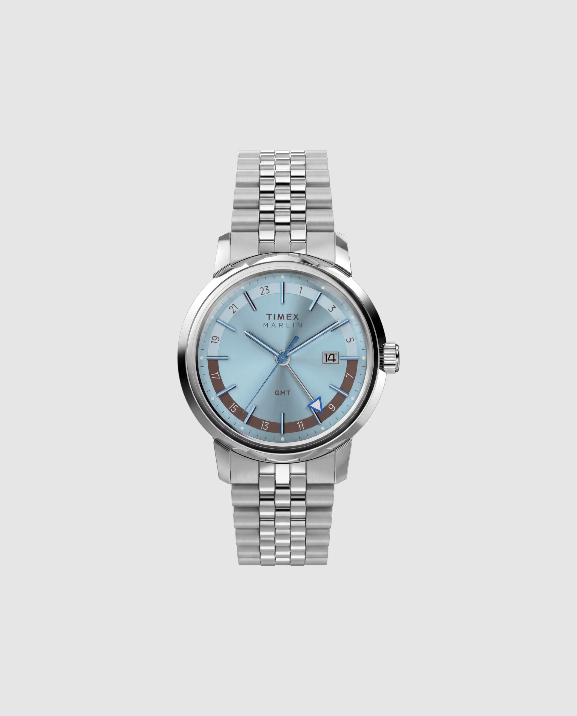 Imagen 1 de Reloj de hombre marlin tw2y84100 de acero - Timex - Plata Plata