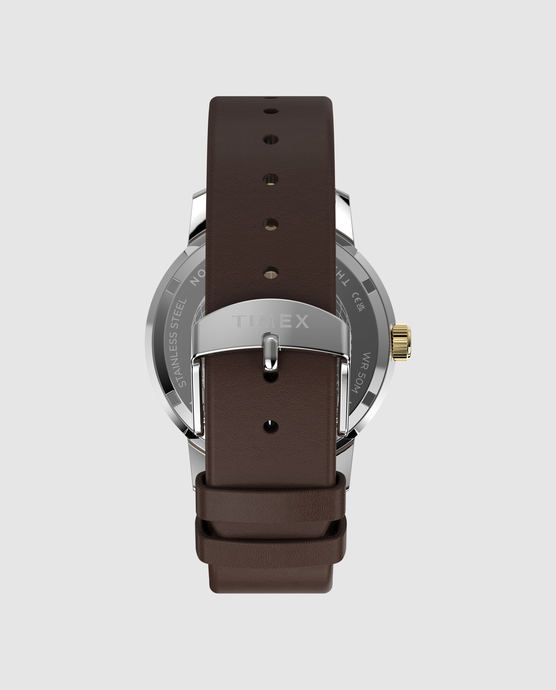 Reloj de hombre marlin tw2y84200 de piel - Timex - Marrón Marrón-4
