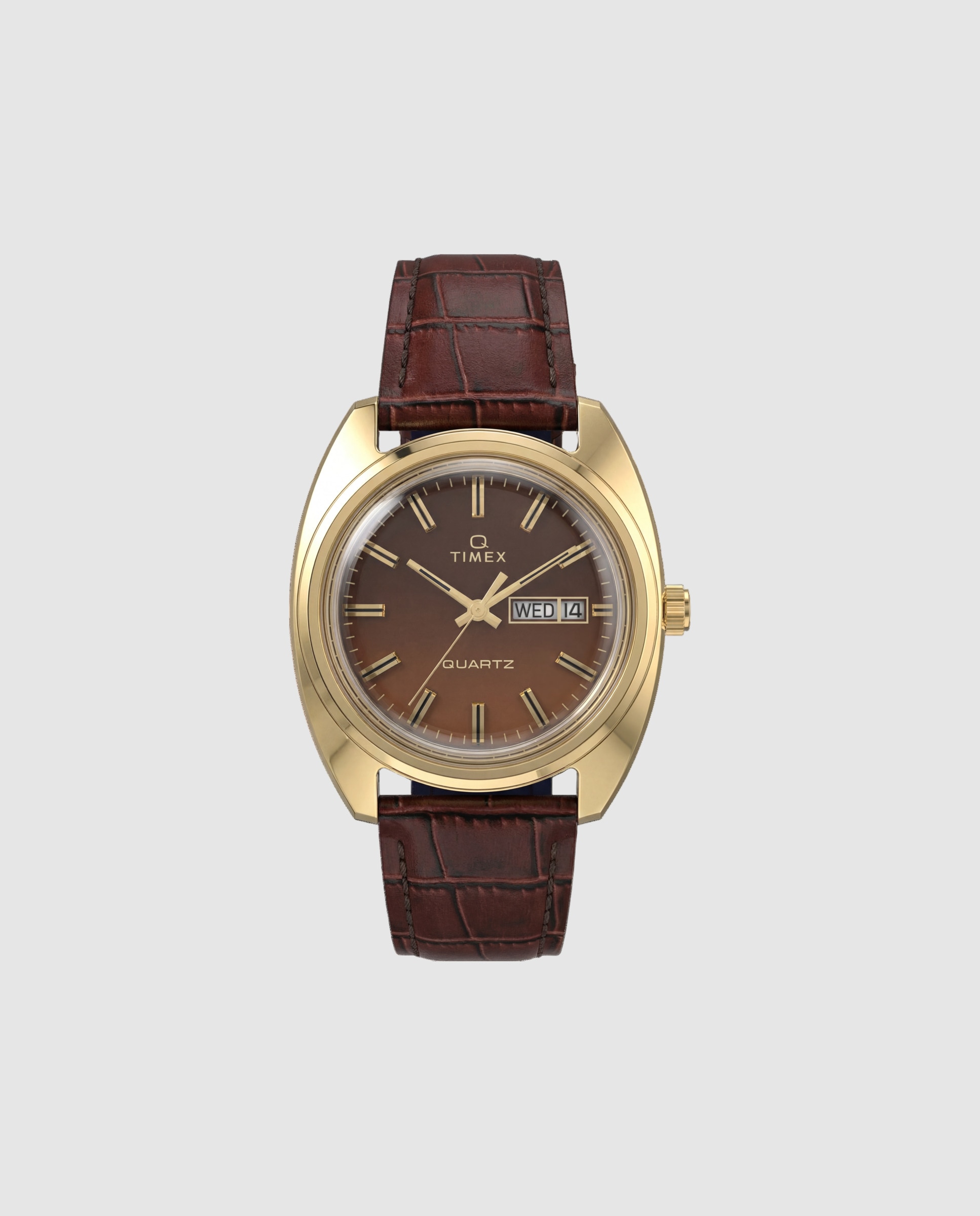 Reloj de hombre reissue tw2y87200 de piel - Timex - Marrón Marrón-1
