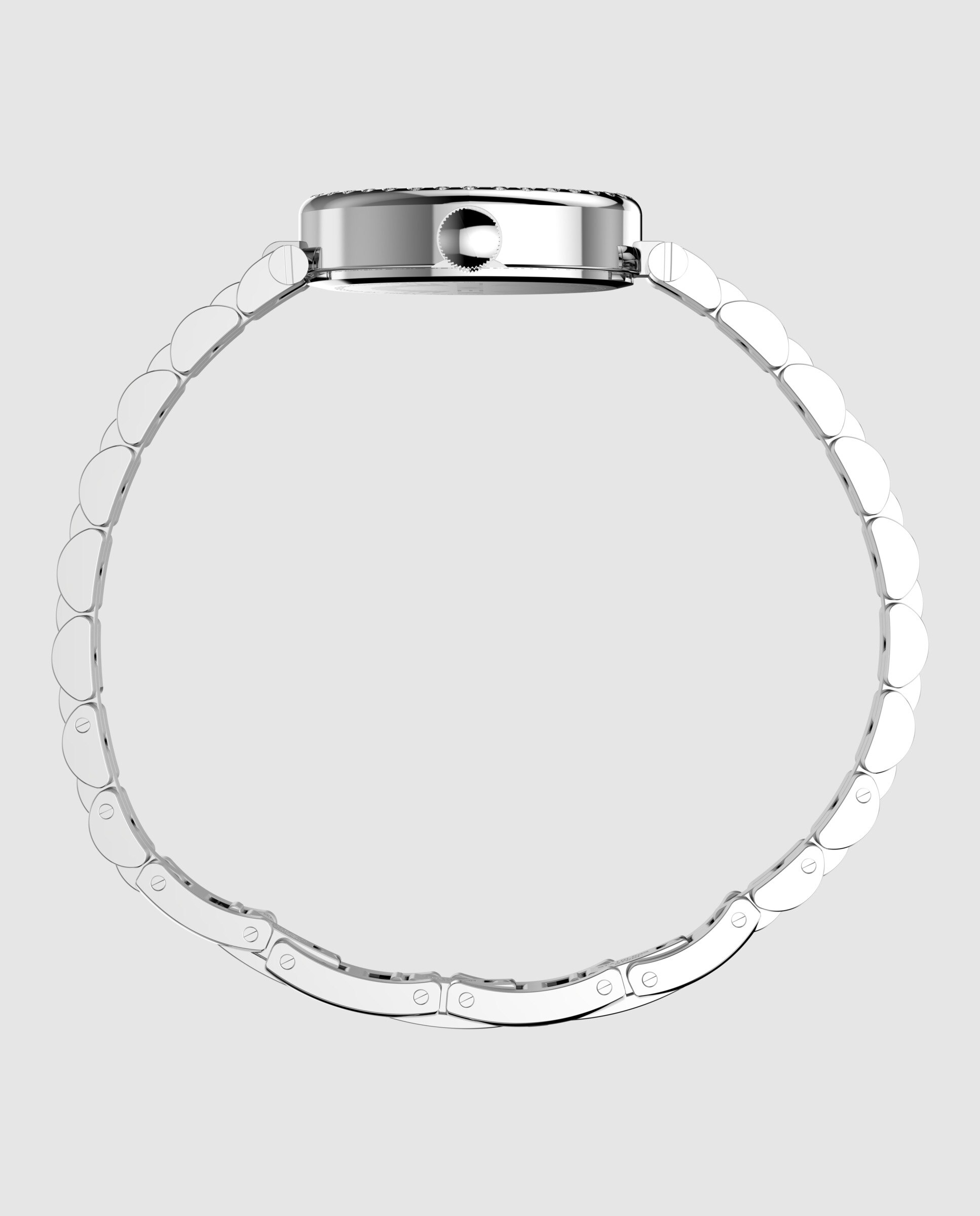 Reloj de mujer trend tw2y90000 de acero y correa plateada/gris - Timex - Plata Plata-2