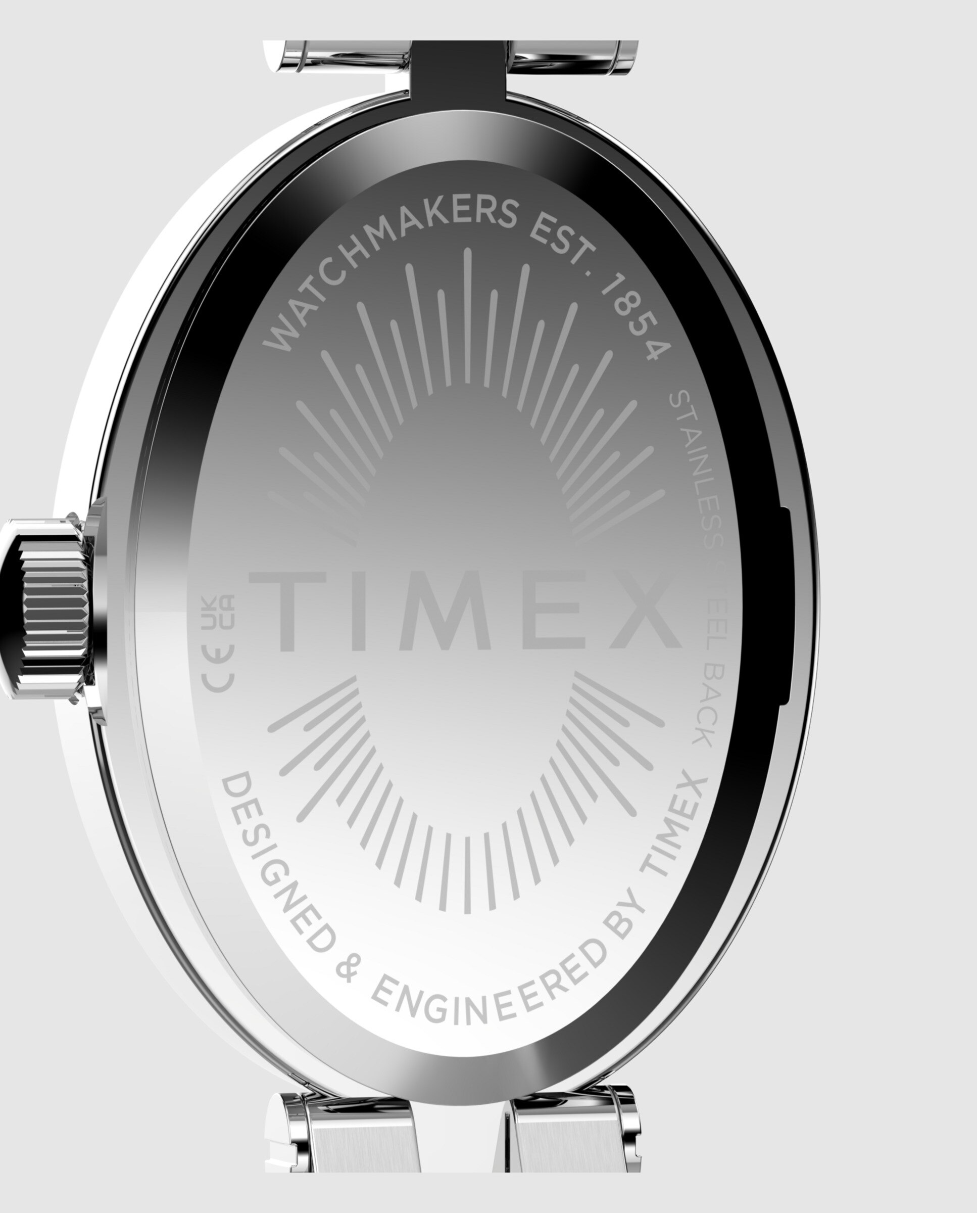 Reloj de mujer trend tw2y90000 de acero y correa plateada/gris - Timex - Plata Plata-4