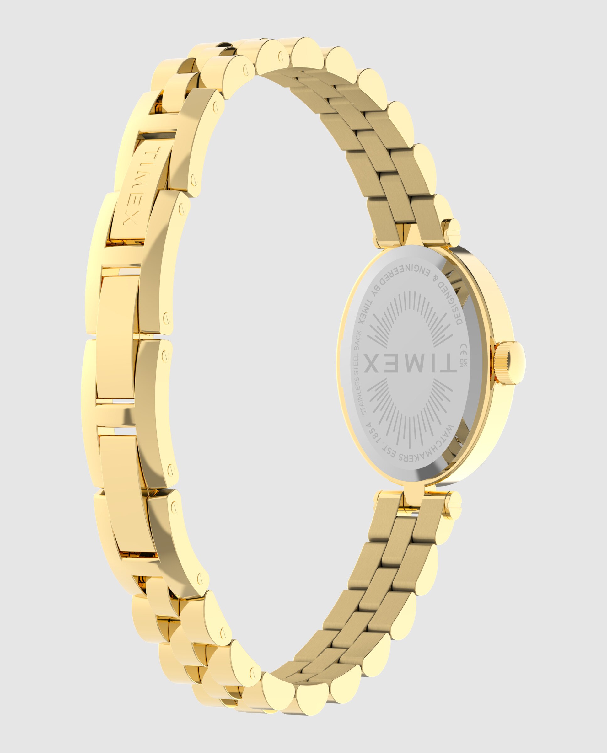 Reloj de mujer trend tw2y90100 de acero y correa dorada - Timex - Plata Plata-3