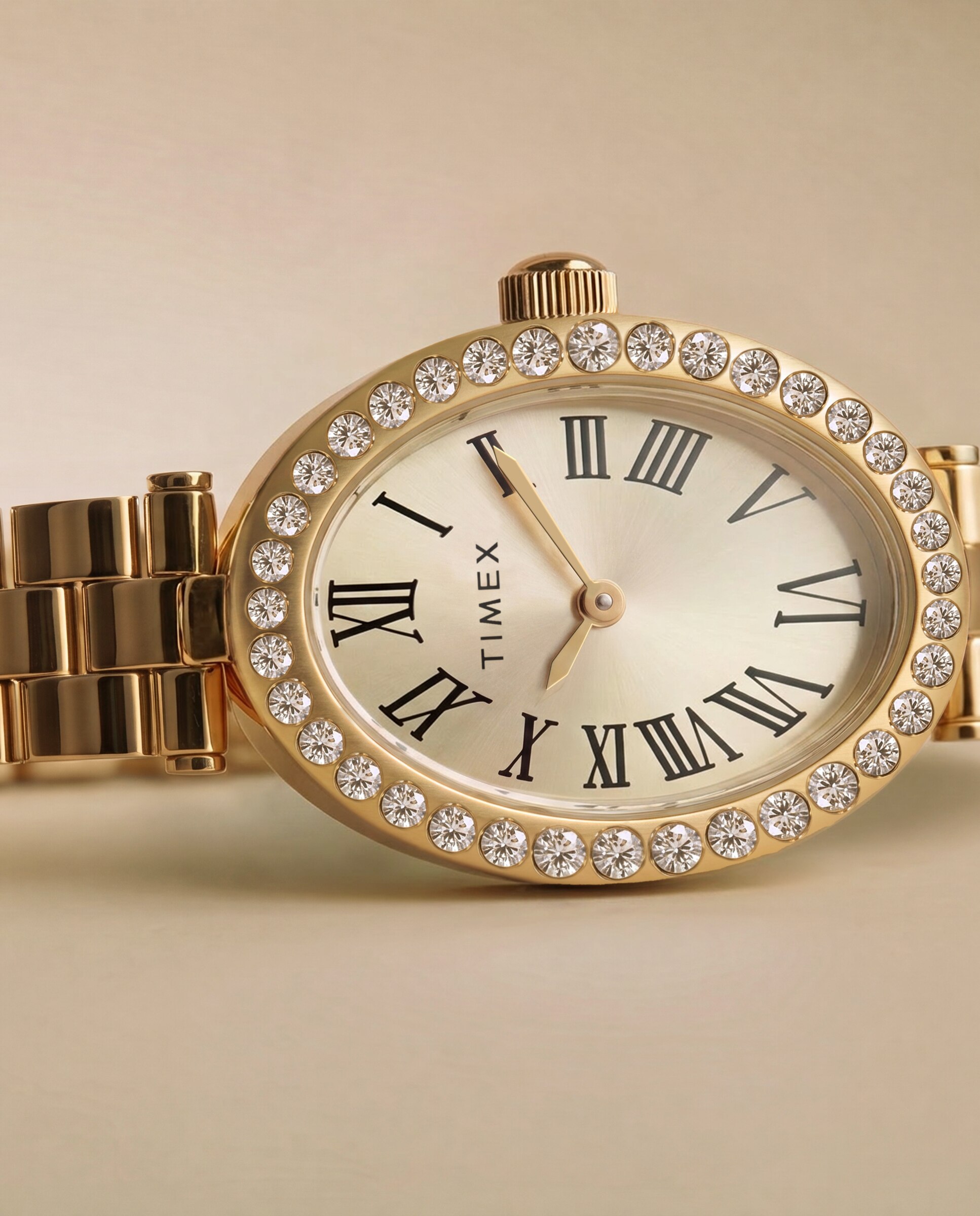 Reloj de mujer trend tw2y90100 de acero y correa dorada - Timex - Plata Plata-5