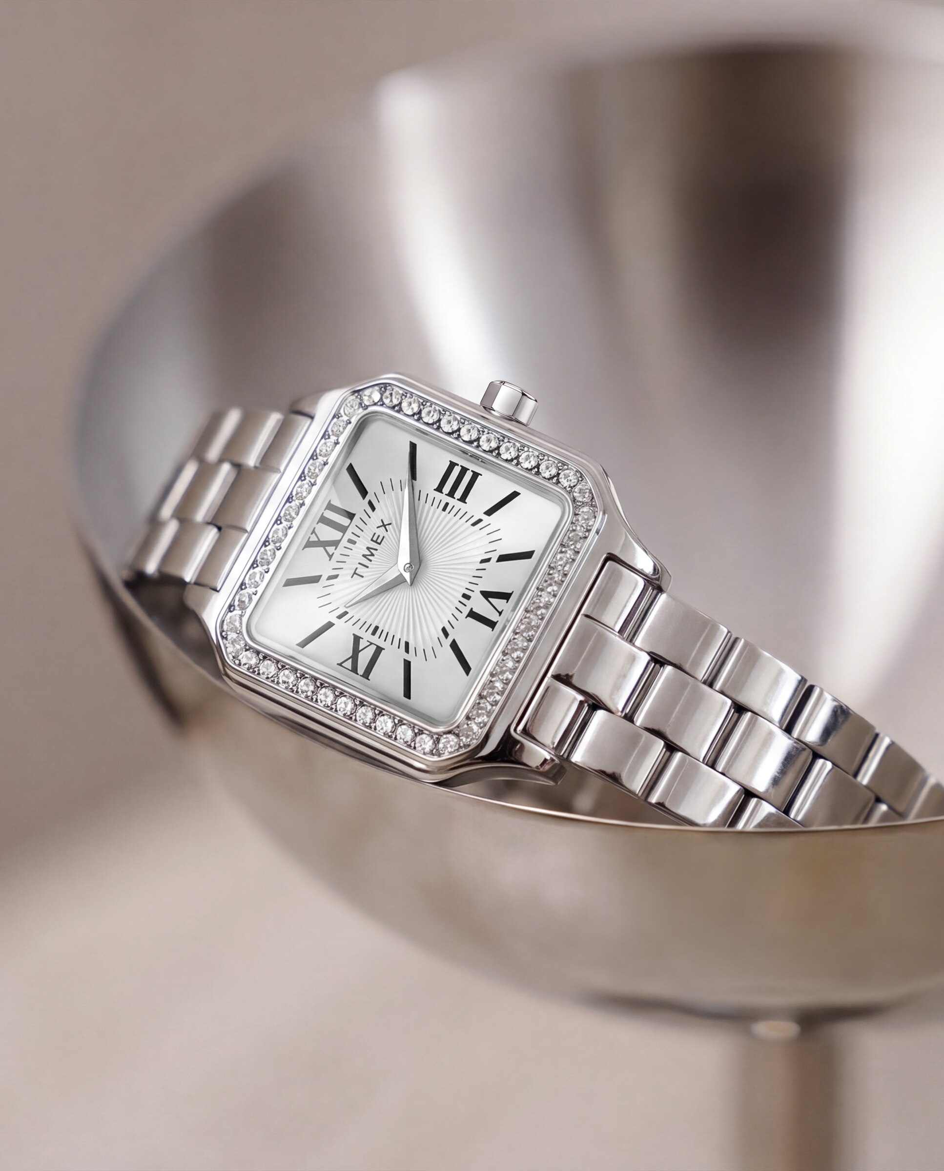 Reloj de mujer trend tw2y90300 de acero y correa plateada/gris - Timex - Plata Plata-5
