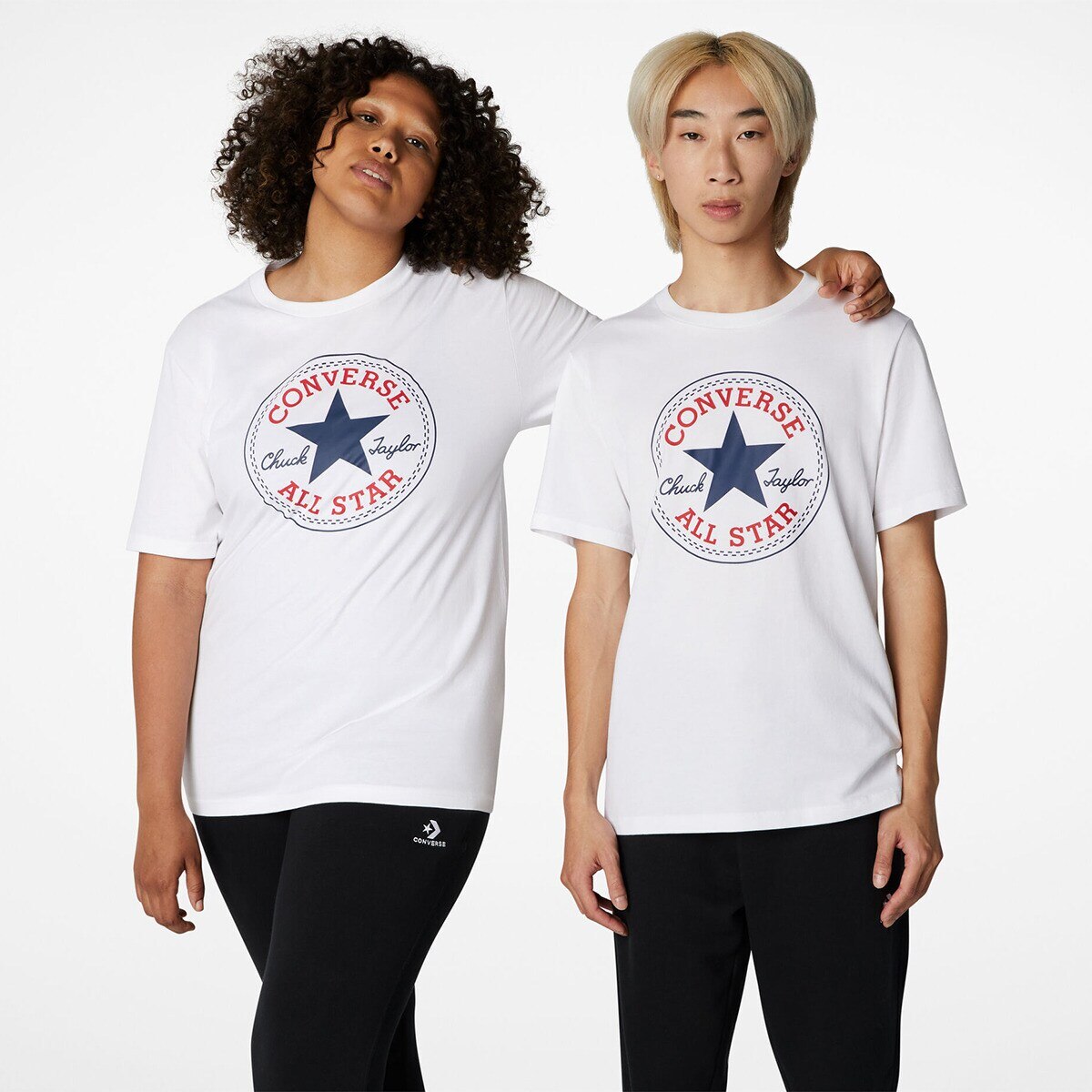 Camiseta unisex Converse - Blanco Blanco-5