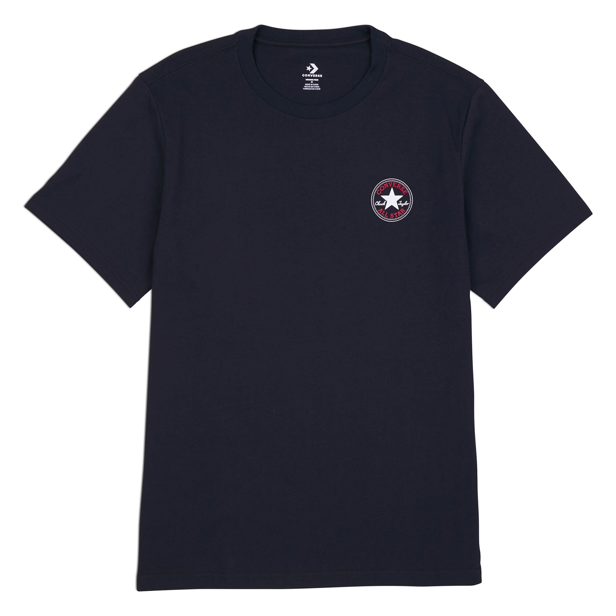 Imagen 0 de Camiseta unisex Go-To Mini Patch Converse Negro