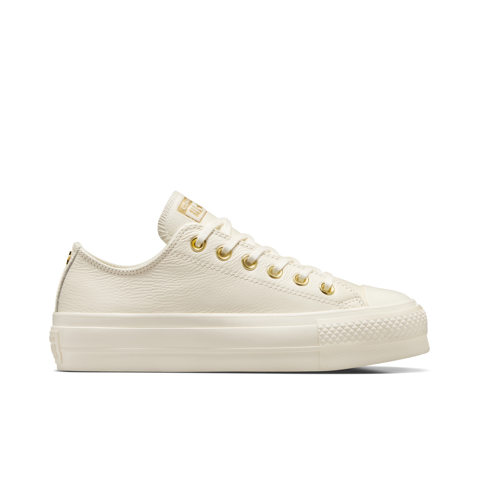 Converse - Zapatillas casual de mujer Chuck Taylor All Star Lift Plataforma Gold.