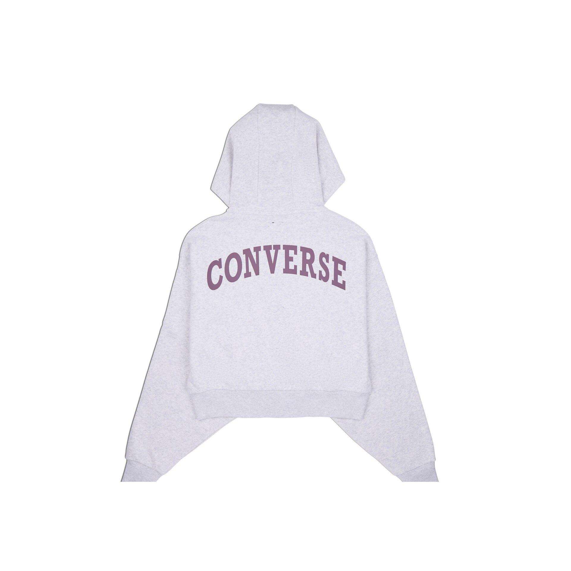 Sudadera de mujer Retro Full-Zip Hoodie Converse - Gris Gris-2