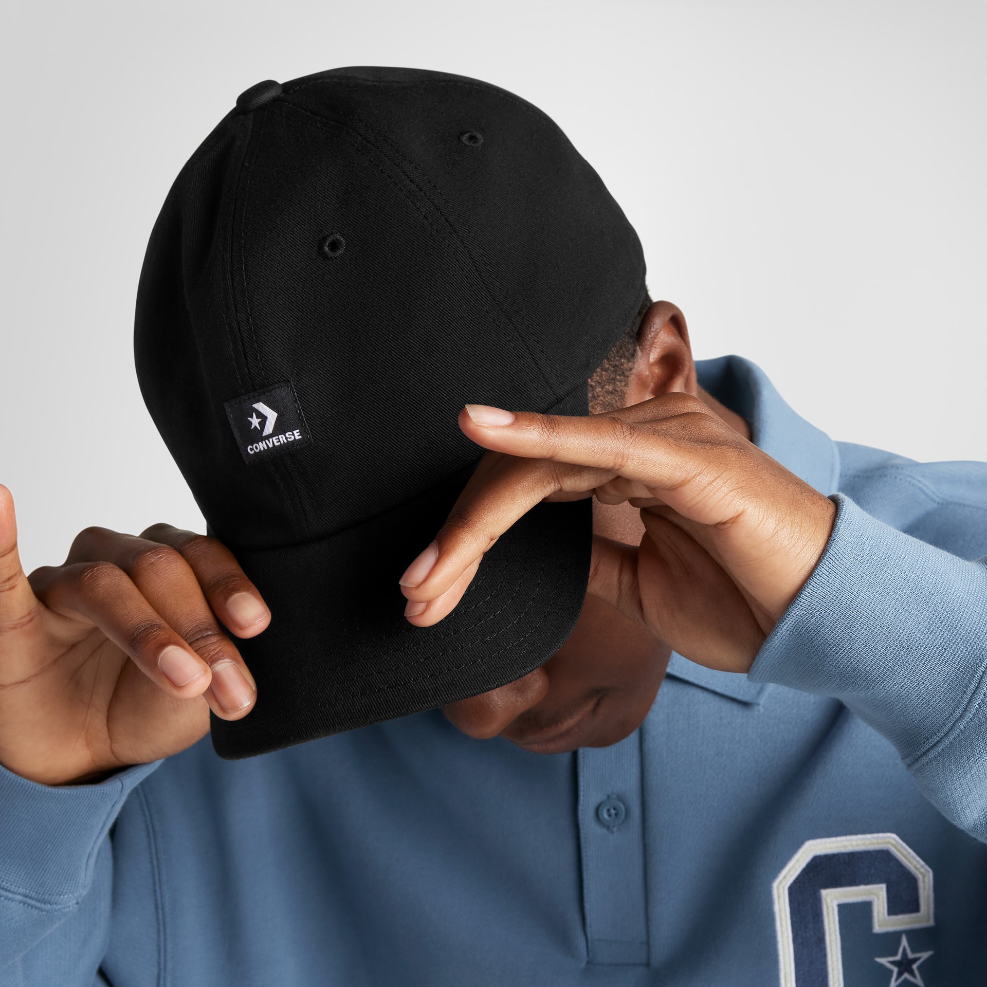 Imagen 2 de Gorra unisex Star Chevron Baseball Cap Converse - Negro Negro