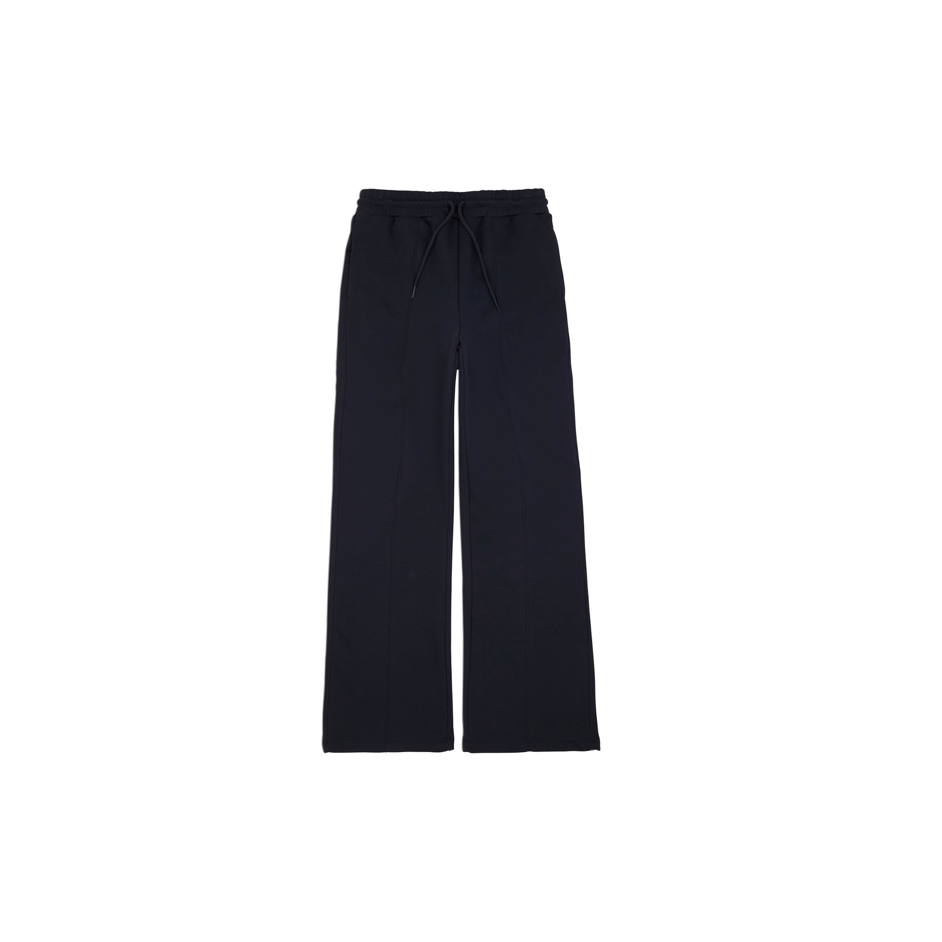 Pantalón de mujer Wide-Leg French Terry Converse - Negro Negro-1