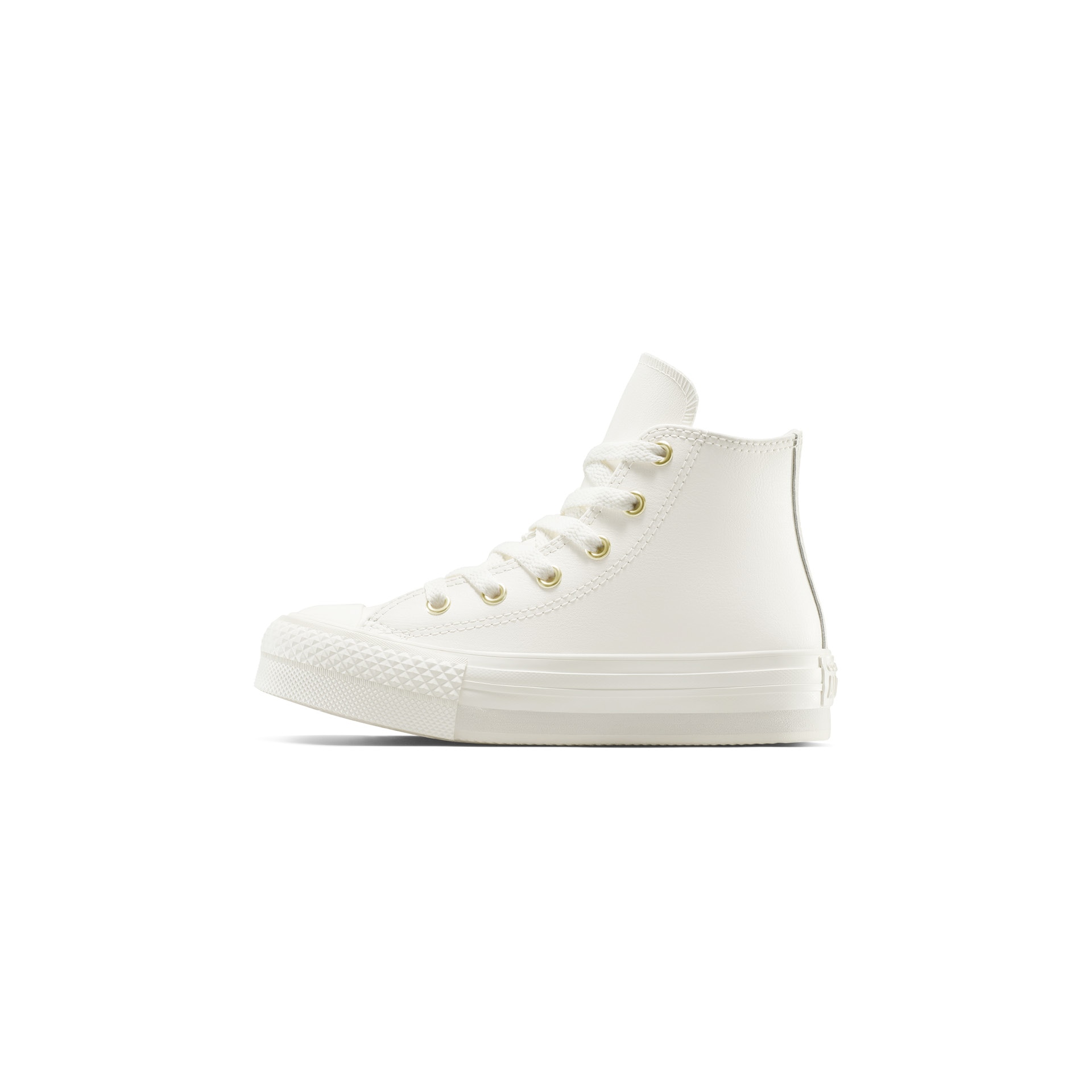 Zapatillas casual de niños Chuck Taylor All Star Eva Lift Gold Luxe Piel Converse - Blanco Blanco-5