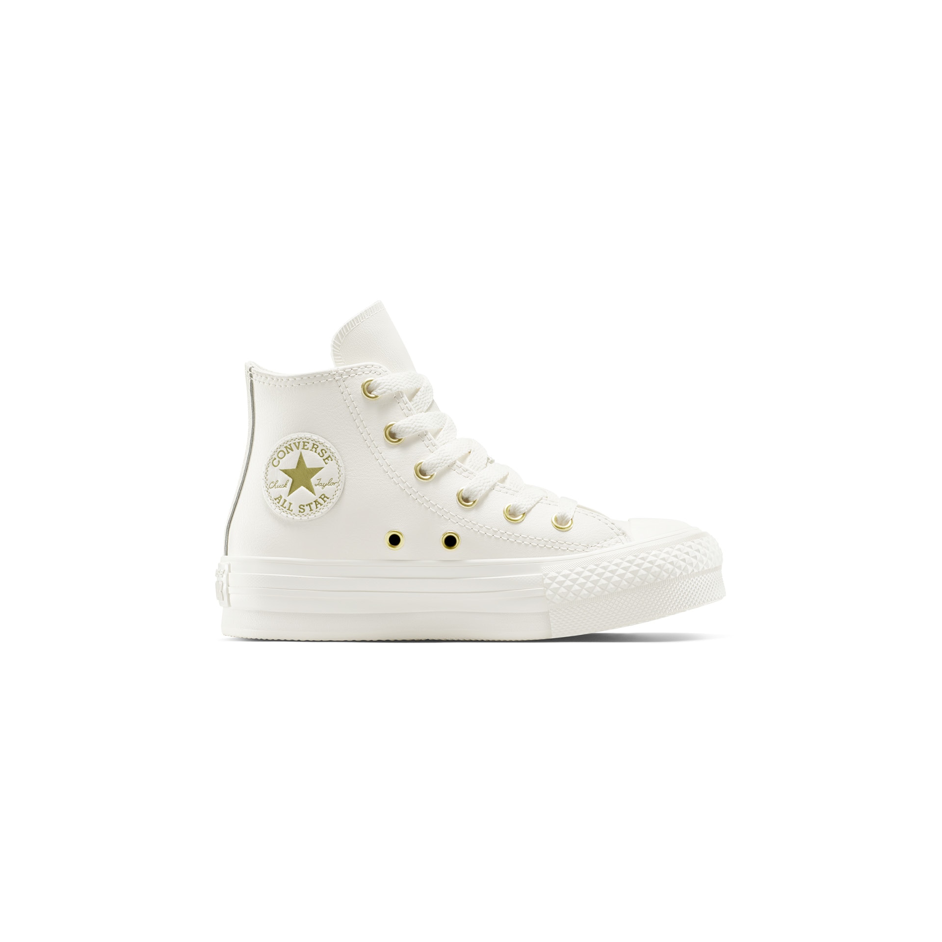 Zapatillas casual de niños Chuck Taylor All Star Eva Lift Gold Luxe Piel Converse