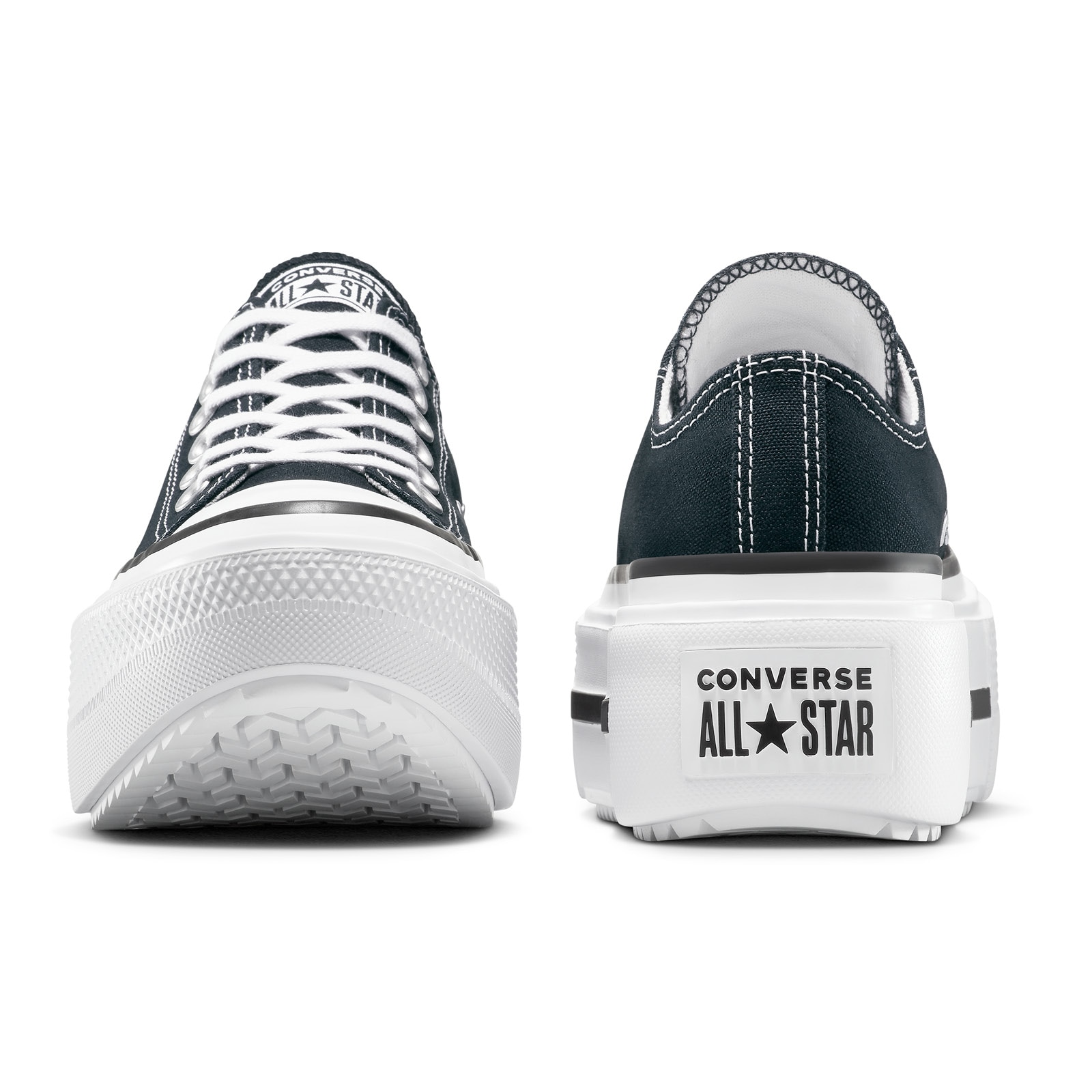 Zapatillas casual de mujer chuck taylor all star lift double stack Converse - Negro Negro-6