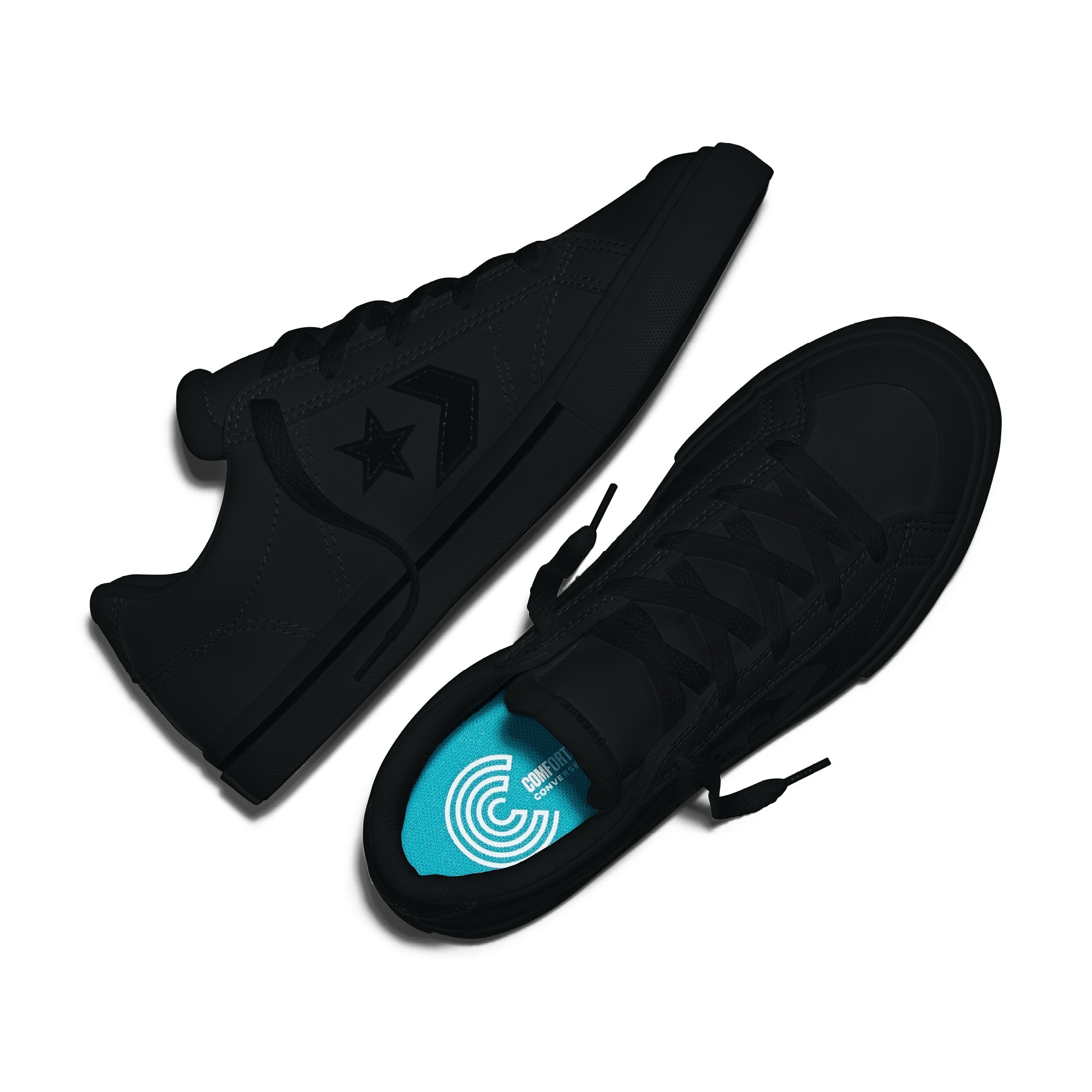 Zapatillas casual de niños Sport Casual Piel Converse - Negro Negro-4