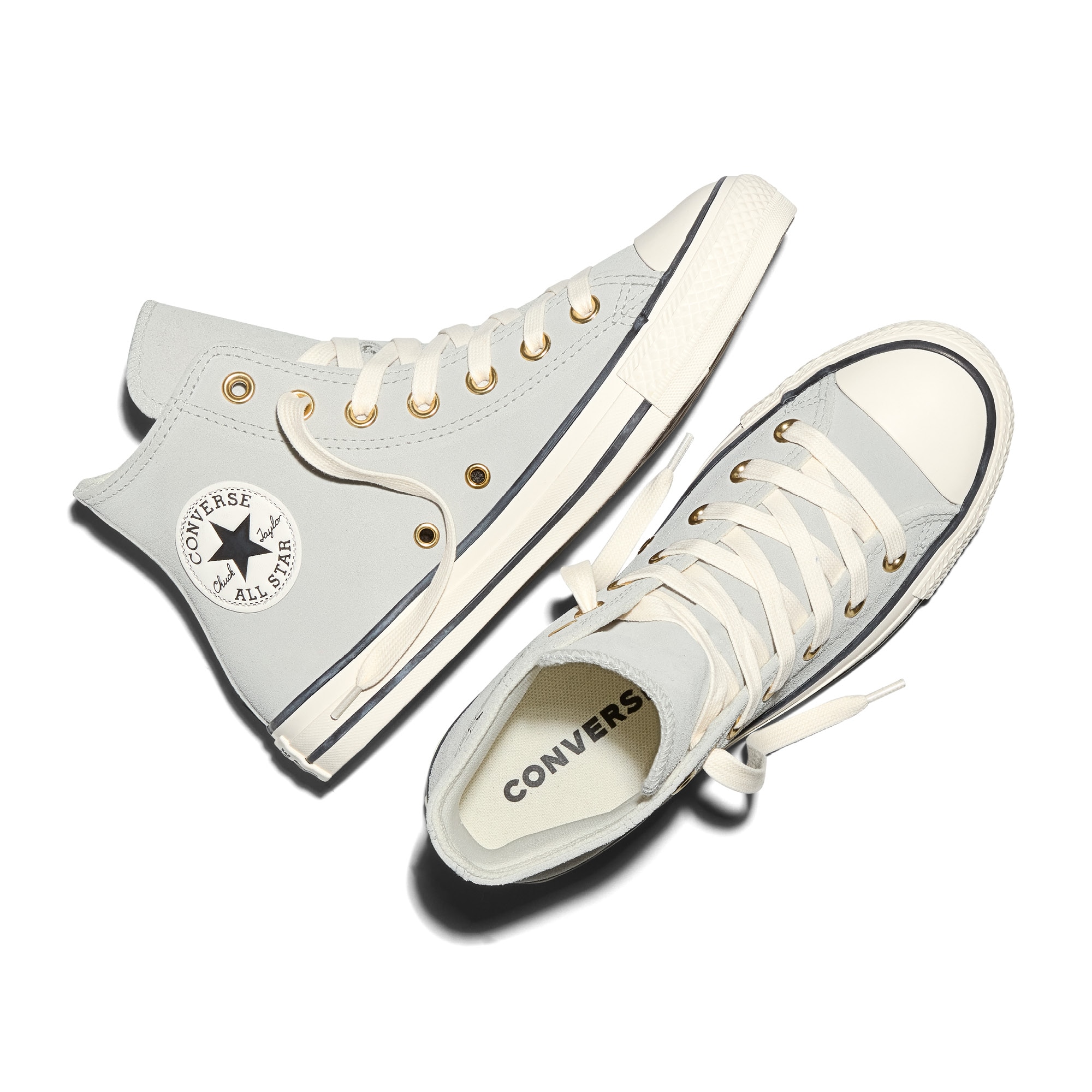 Zapatillas casual unisex Chuck Taylor All Star Shine Converse - Blanco Gris claro-2