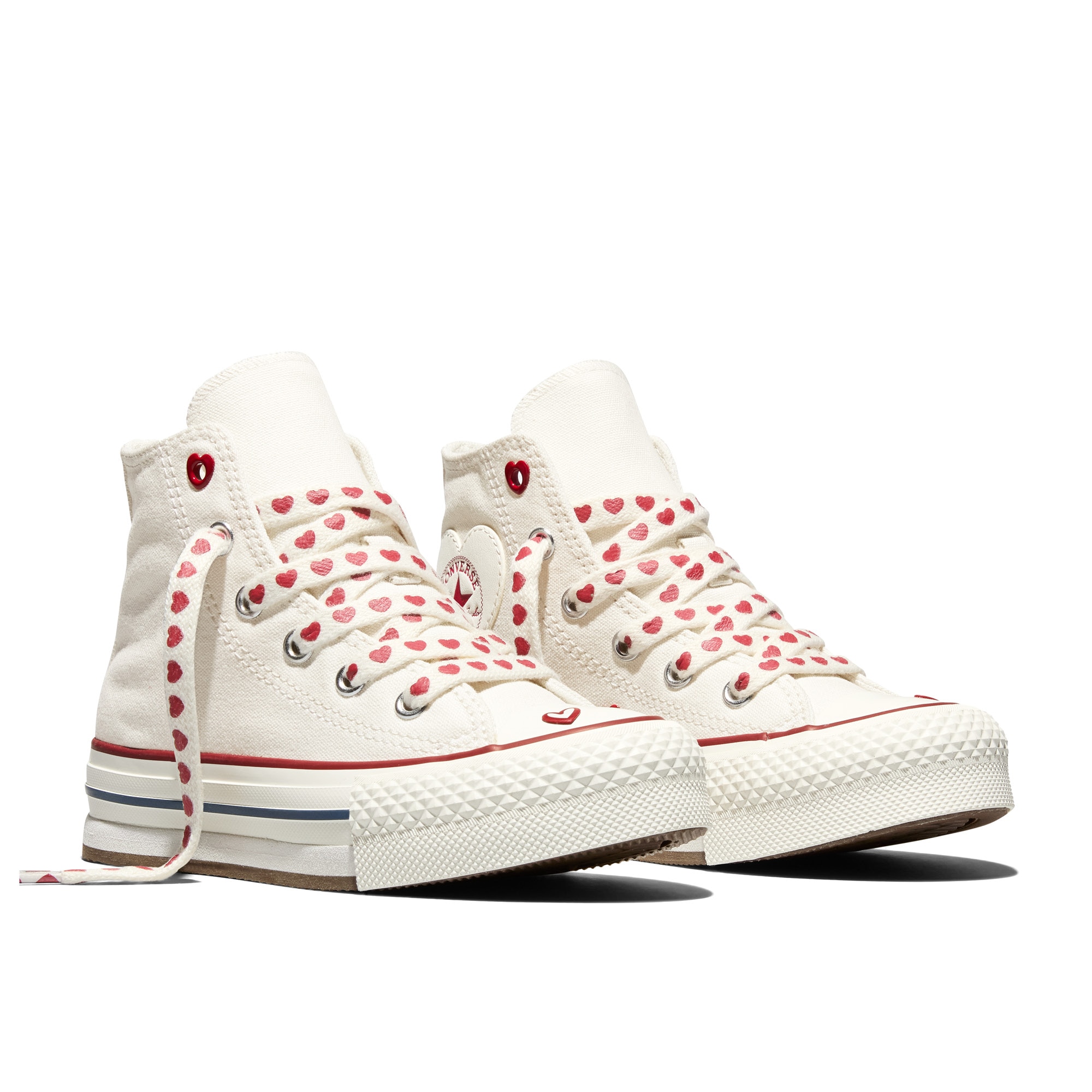 Zapatillas casual de niños Chuck Taylor All Star EVA Lift Valentines Day Converse - Blanco Blanco-3