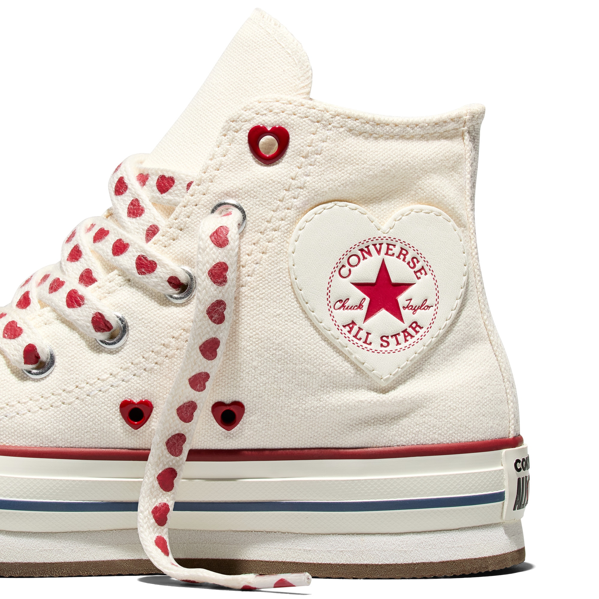 Zapatillas casual de niños Chuck Taylor All Star EVA Lift Valentines Day Converse - Blanco Blanco-5