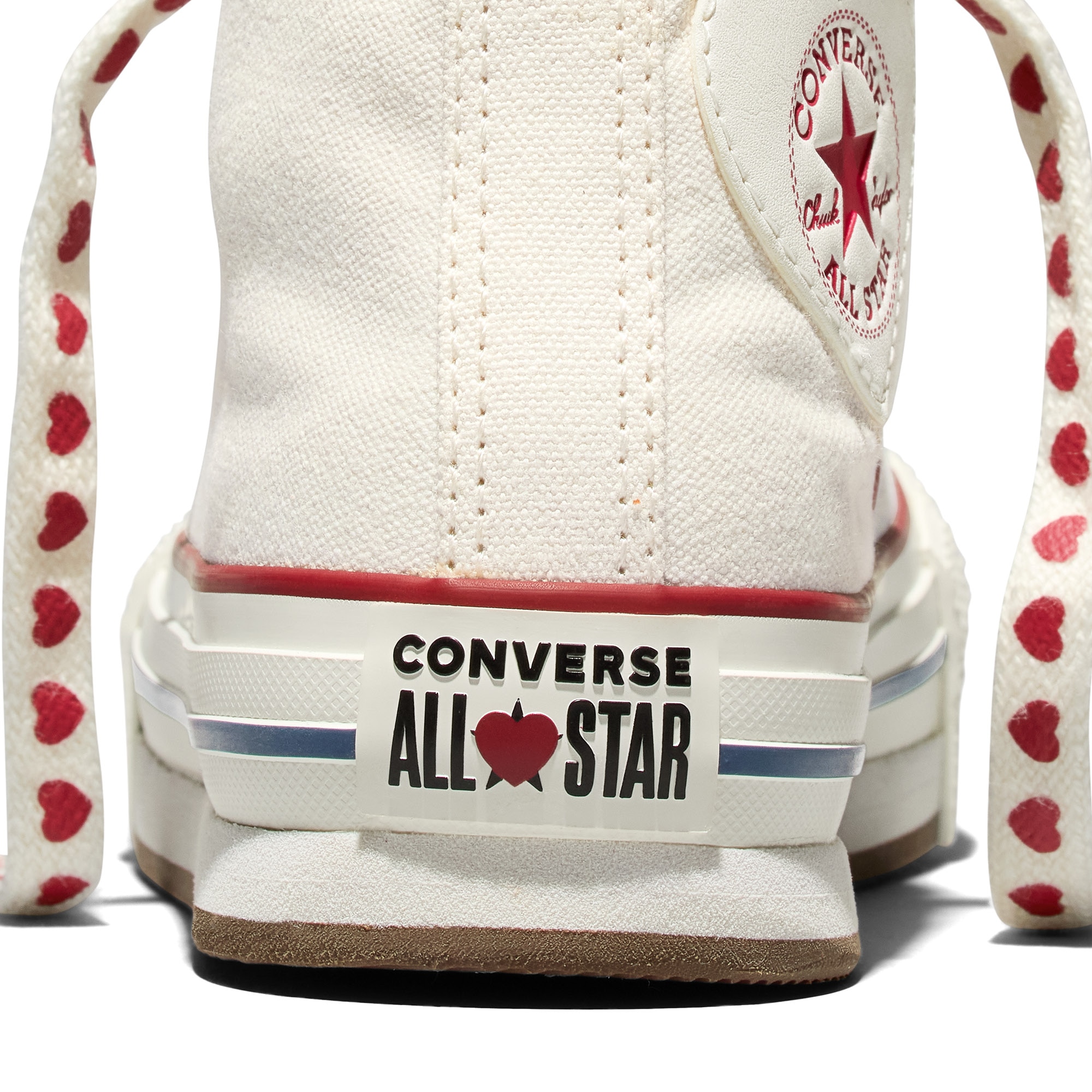 Zapatillas casual de niños Chuck Taylor All Star EVA Lift Valentines Day Converse - Blanco Blanco-7