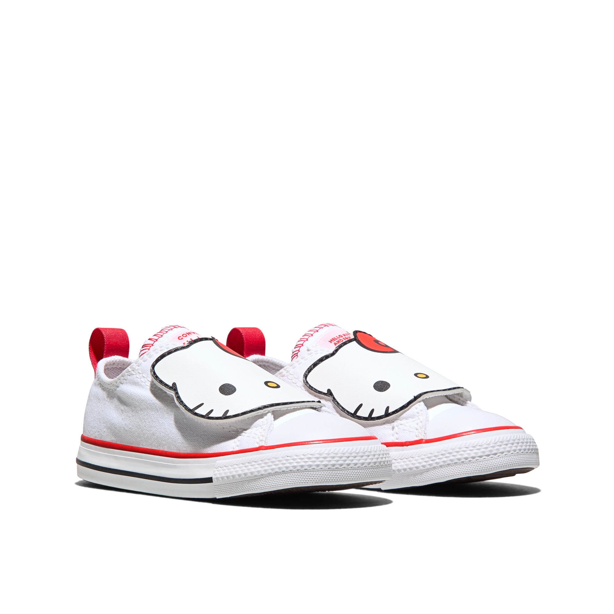 Imagen 2 de Zapatillas casual de bebés Chuck Taylor All Star 2V Hello Kitty Converse - Blanco Blanco