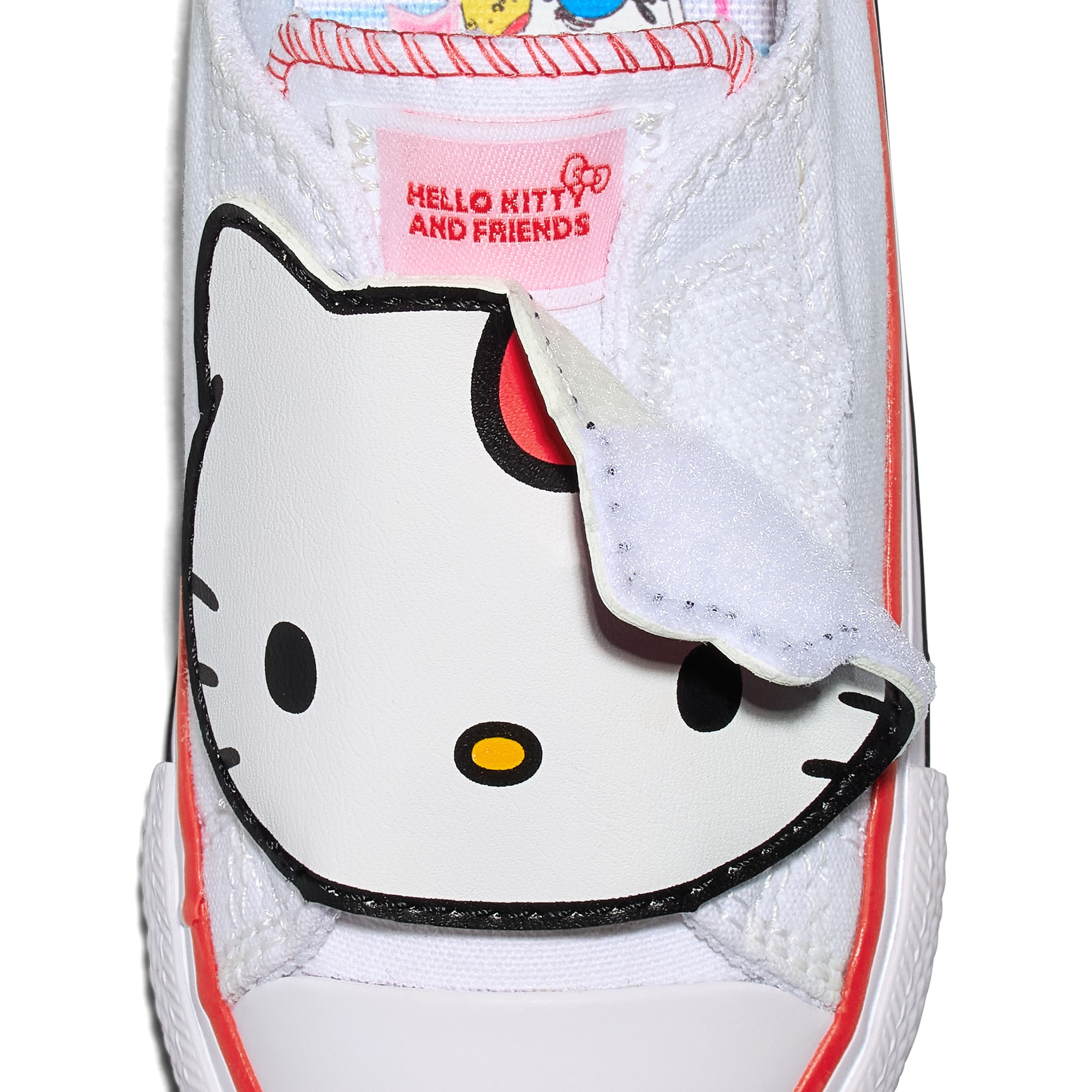 Imagen 7 de Zapatillas casual de bebés Chuck Taylor All Star 2V Hello Kitty Converse - Blanco Blanco
