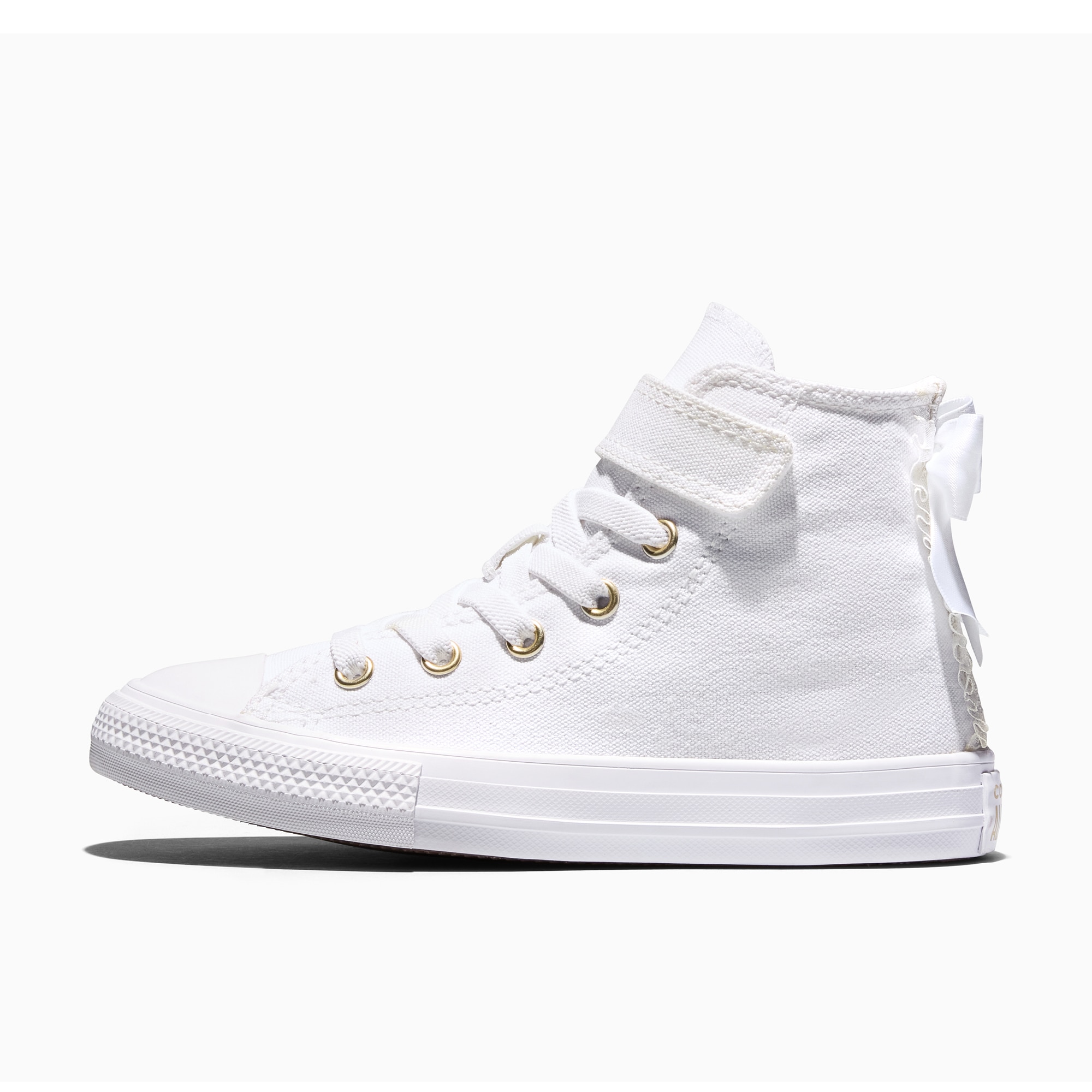 Zapatillas casual de niños Chuck Taylor All Star 1V Bow-Frill Converse - Blanco Blanco-2