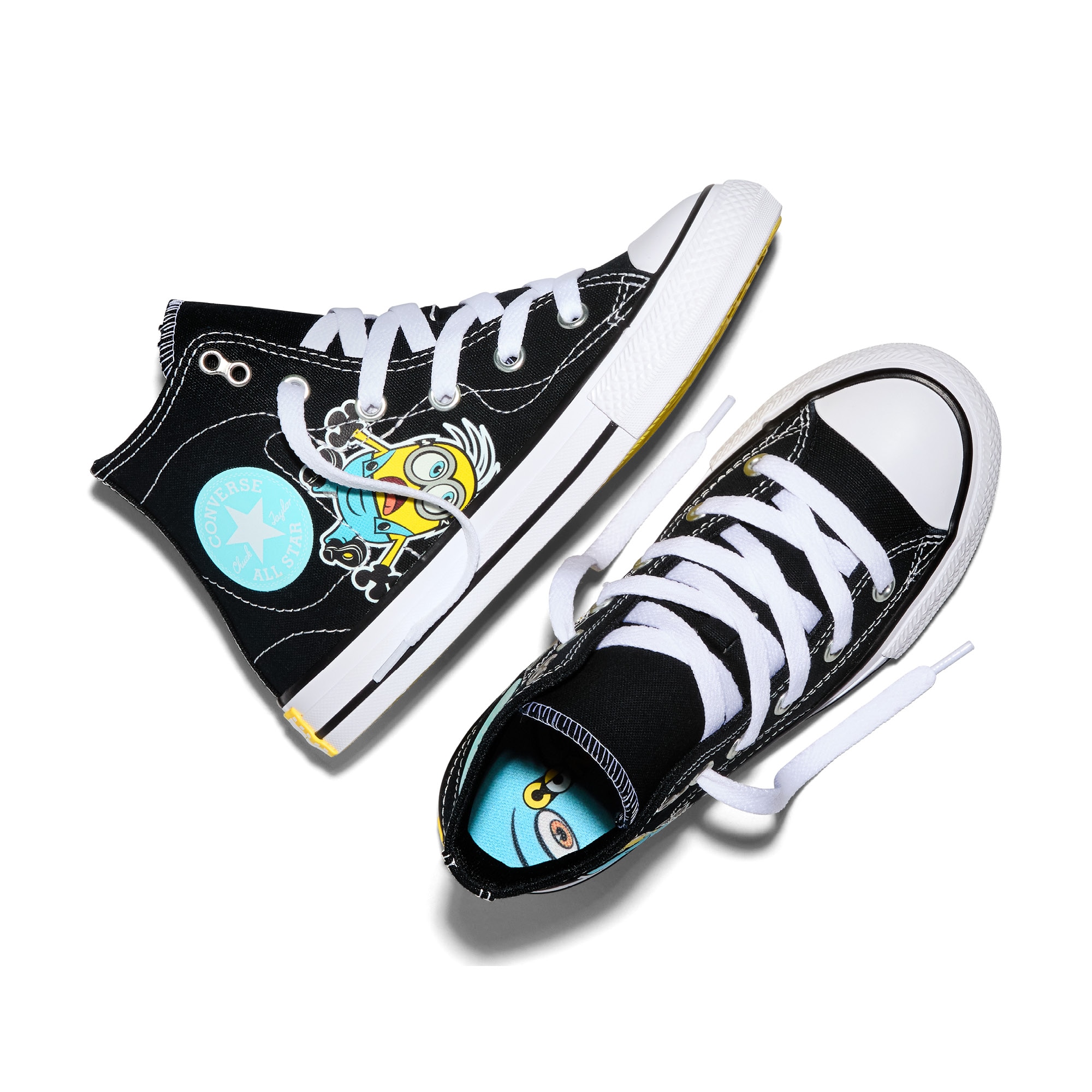 Imagen 3 de Zapatillas casual de niños Chuck Taylor All Star Minions Converse - Negro Negro