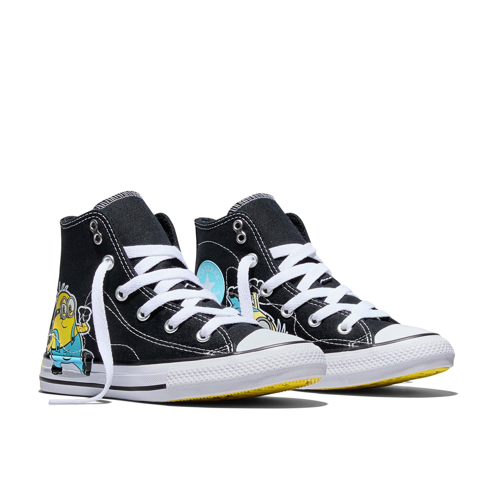 Imagen 4 de Zapatillas casual de niños Chuck Taylor All Star Minions Converse - Negro Negro