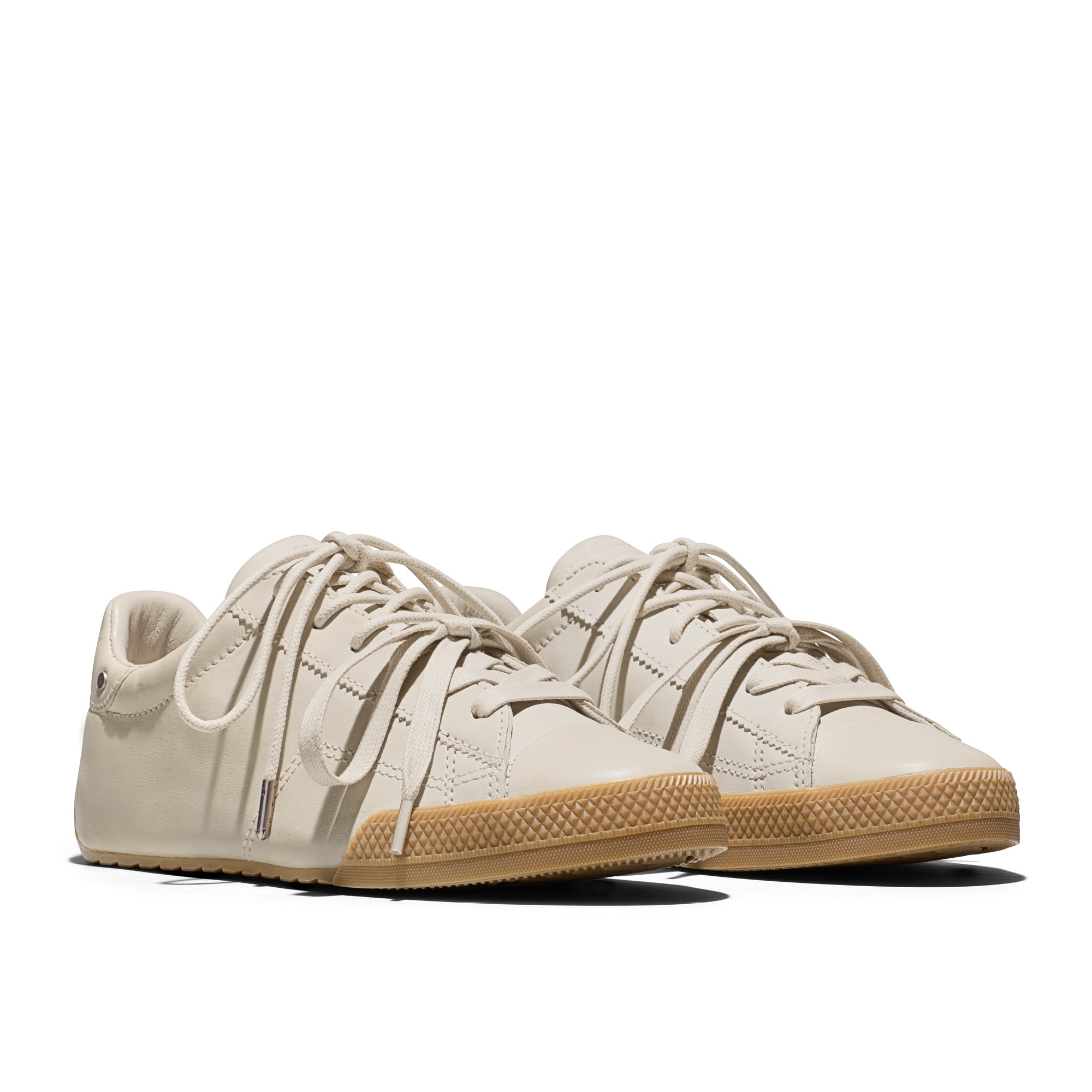 Zapatillas casual de mujer Chuck Taylor Lo Premium Piel Converse - Blanco Blanco-6