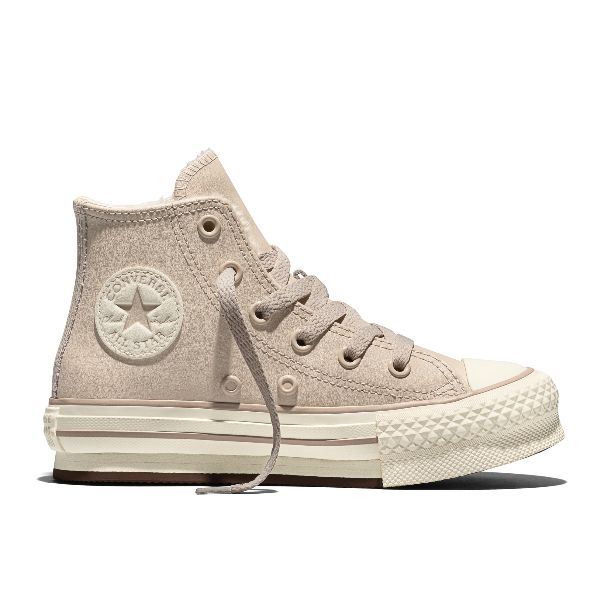 Zapatillas casual de niños CTAS EVA Lift Wheatherized Piel Converse - Beige Beige-1