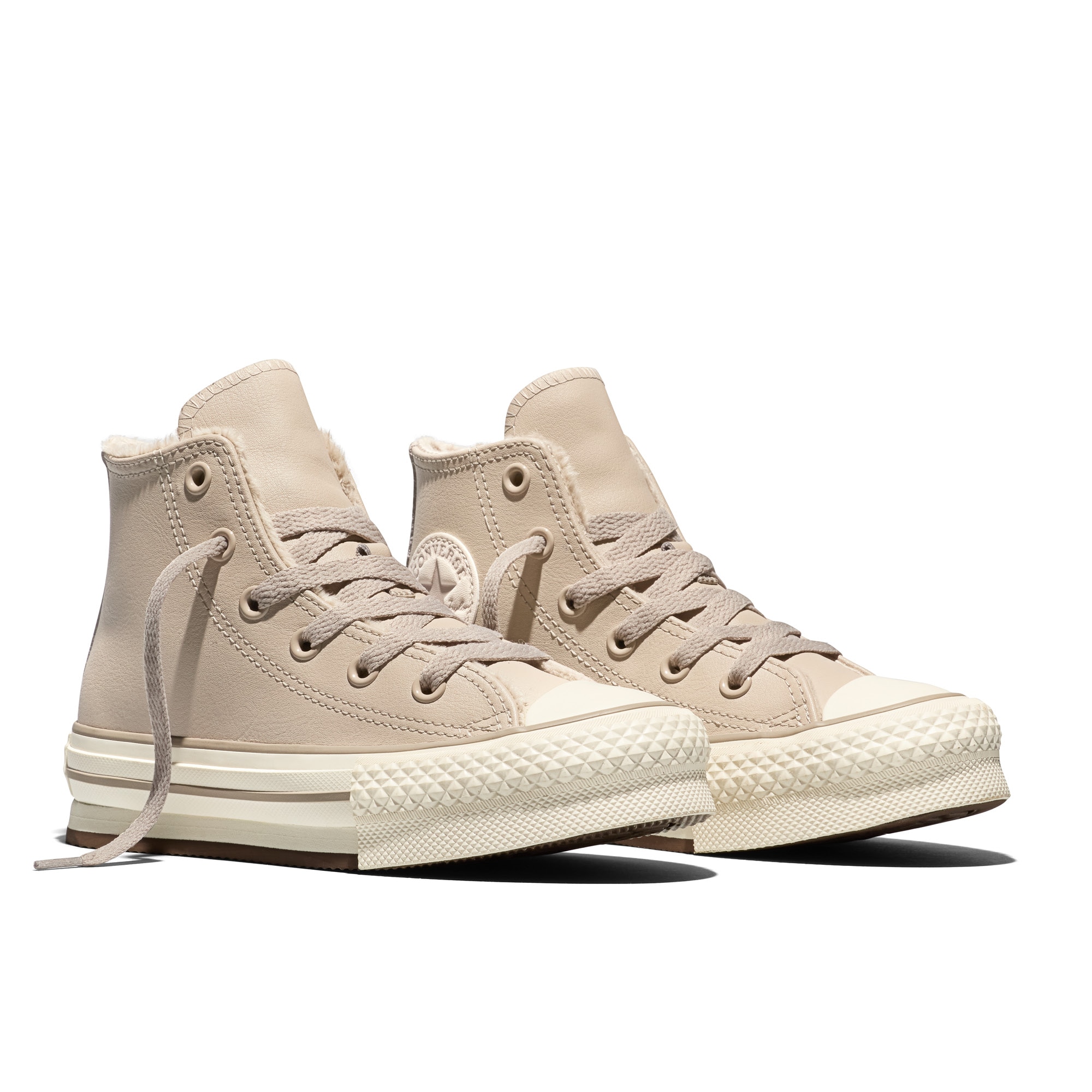 Zapatillas casual de niños CTAS EVA Lift Wheatherized Piel Converse - Beige Beige-3