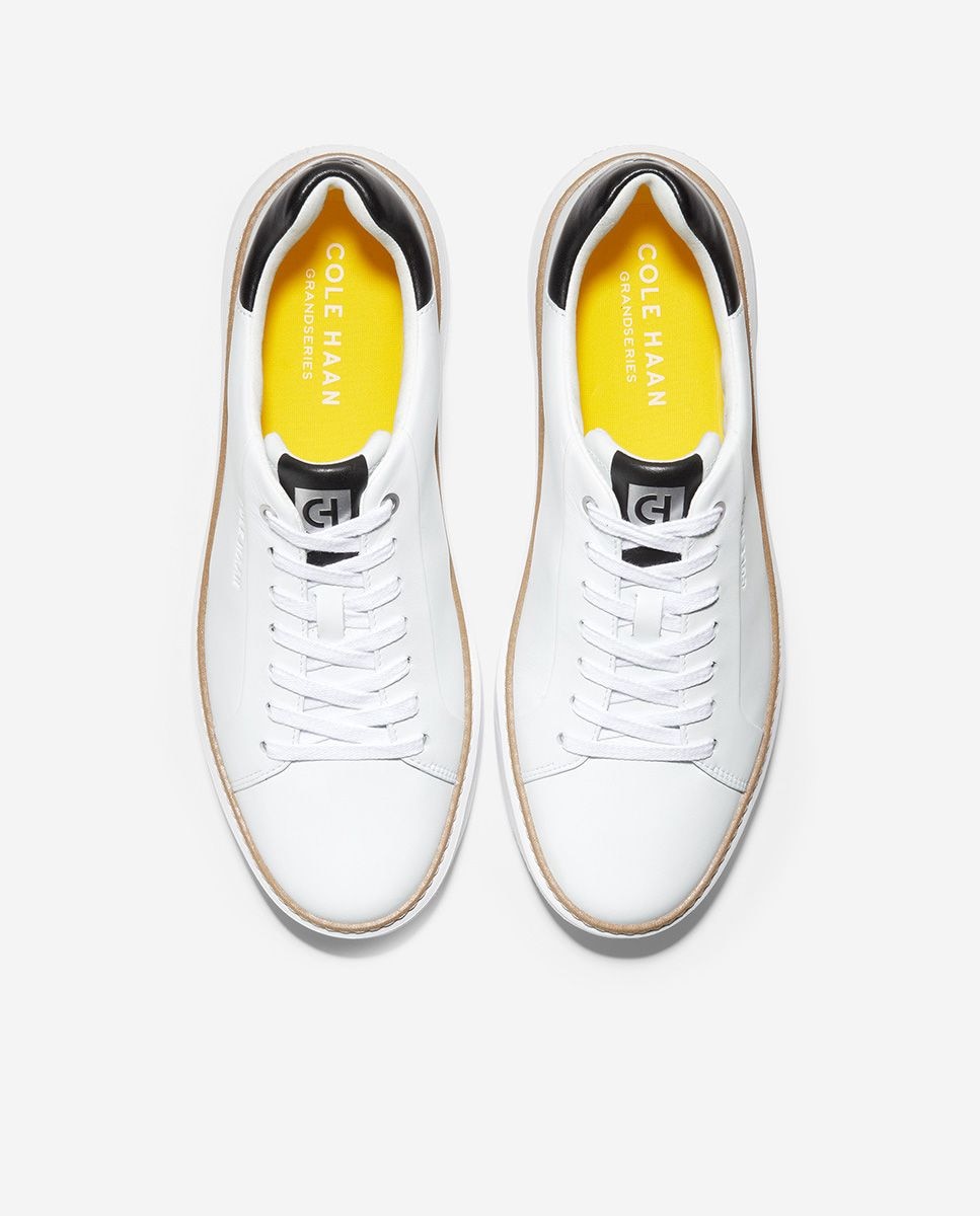 Zapatillas deportivas de hombre confeccionadas en cuero ligero - Cole Haan - Blanco Blanco-5