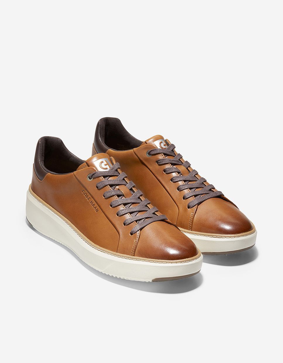 Zapatillas deportivas de hombre confeccionadas en cuero ligero - Cole Haan - Marrón Marrón-4