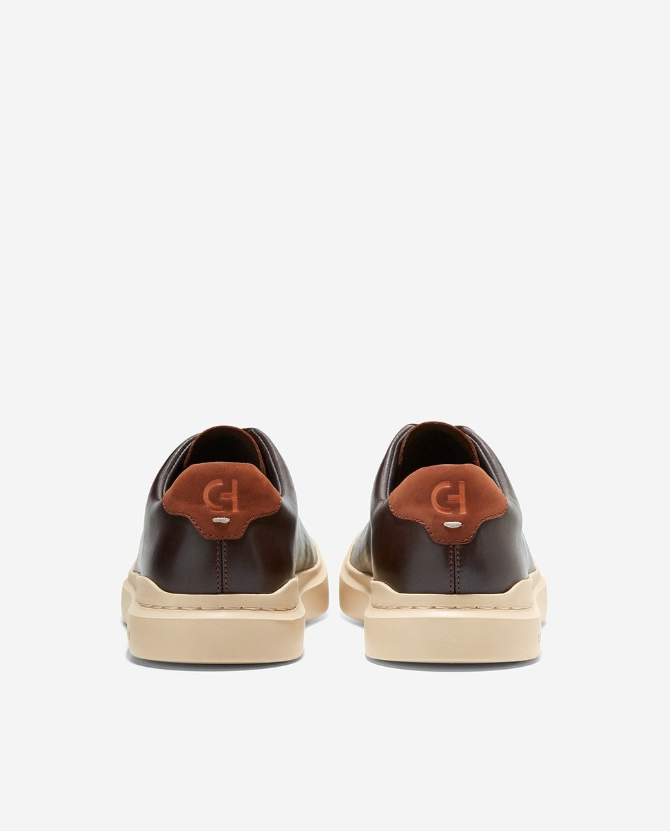 Zapatillas deportivas de hombre ligeras confeccionadas en cuero perforado - Cole Haan - Marrón oscuro Marrón oscuro-2