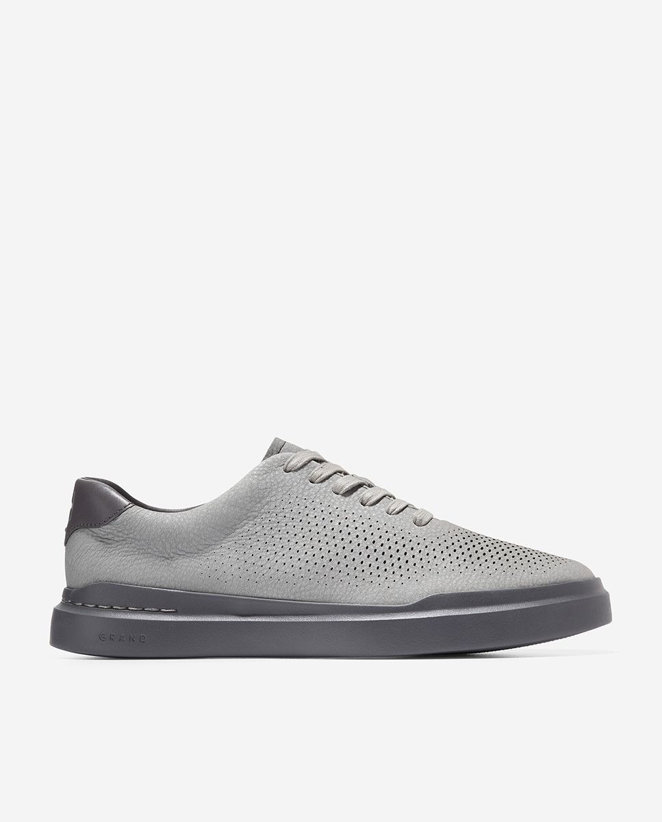 Zapatillas deportivas de hombre confeccionadas en nobuck perforado - Cole Haan - Gris claro Gris claro-1