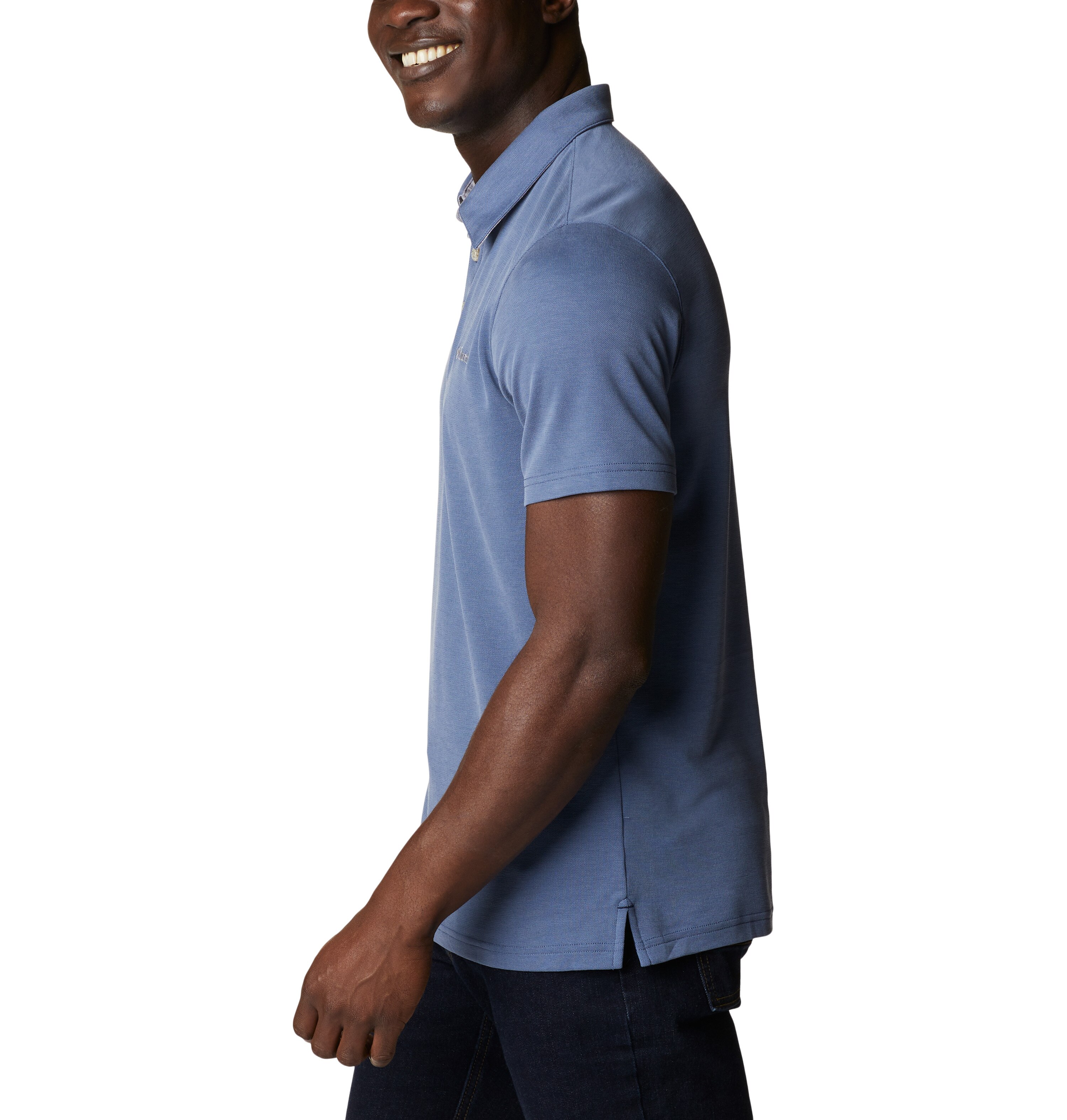 Polo de hombre Nelson Point™ Columbia - Azul fumé Azul fumé-4