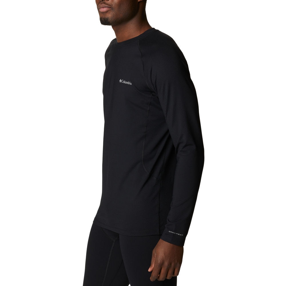 Camiseta térmica hombre Omni-Heat Infinity Knit Columbia - Negro Negro-3