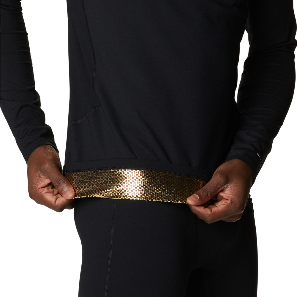 Camiseta térmica hombre Omni-Heat Infinity Knit Columbia - Negro Negro-5