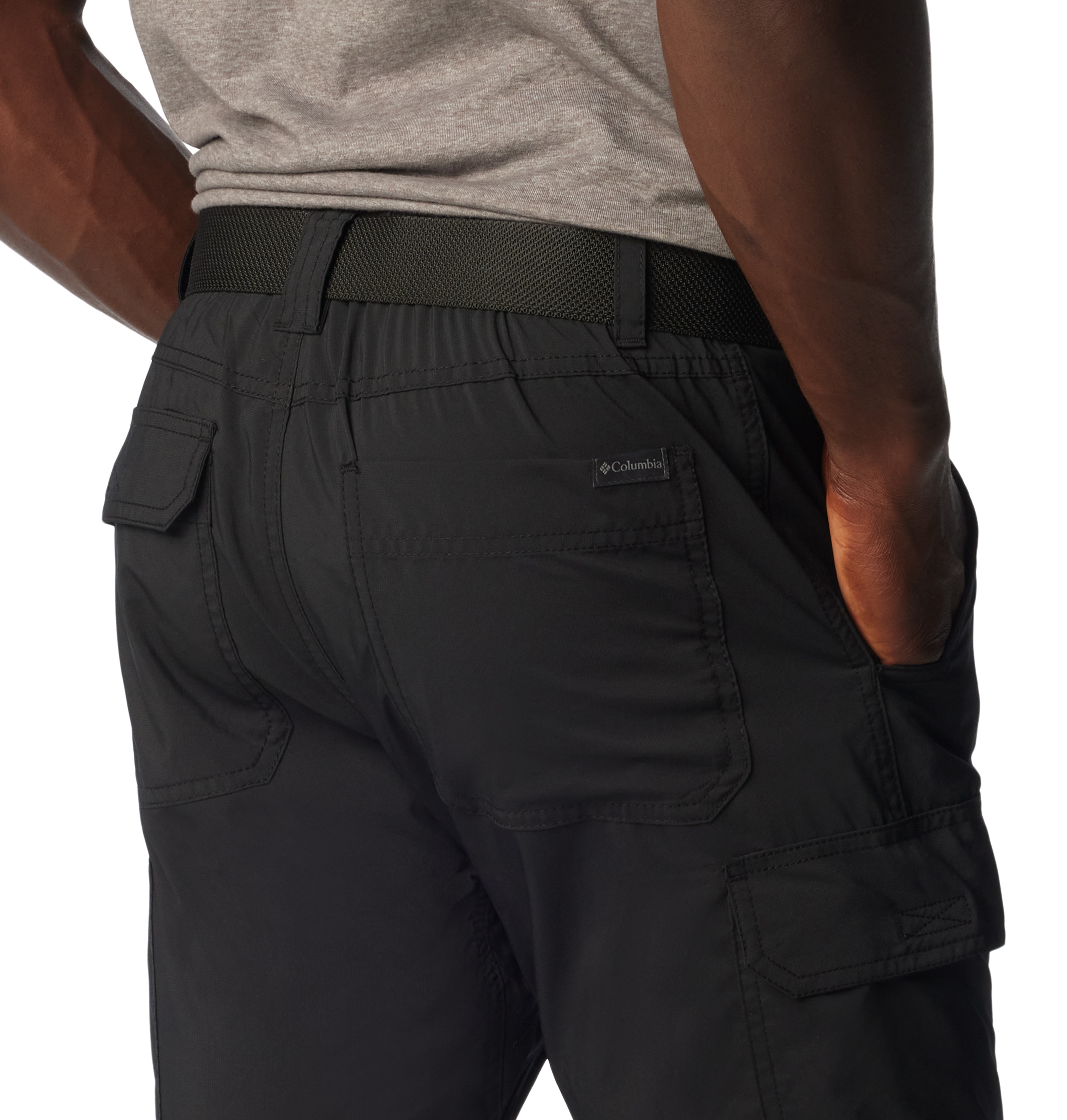 Pantalón convertible de senderismo de hombre Silver Ridge™ Utility Columbia - Negro Negro-4
