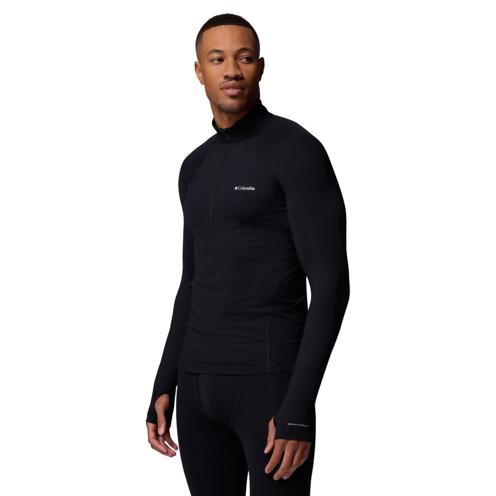 Camiseta térmica de hombre Midweight Columbia - Negro Negro-3
