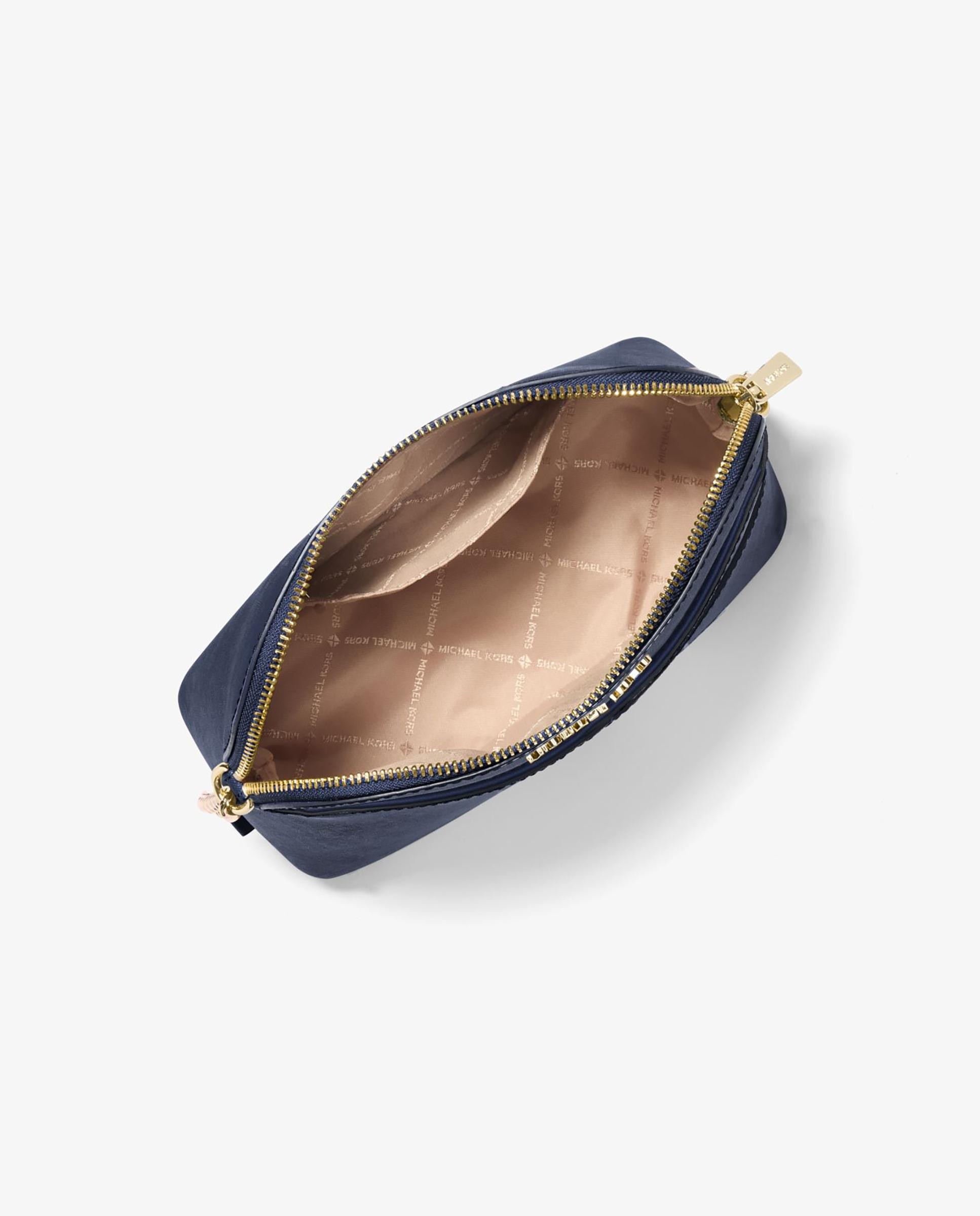 Bandolera de mujer Jet Set Travel mediana de piel - Michael Michael Kors - Azul marino Azul marino-3