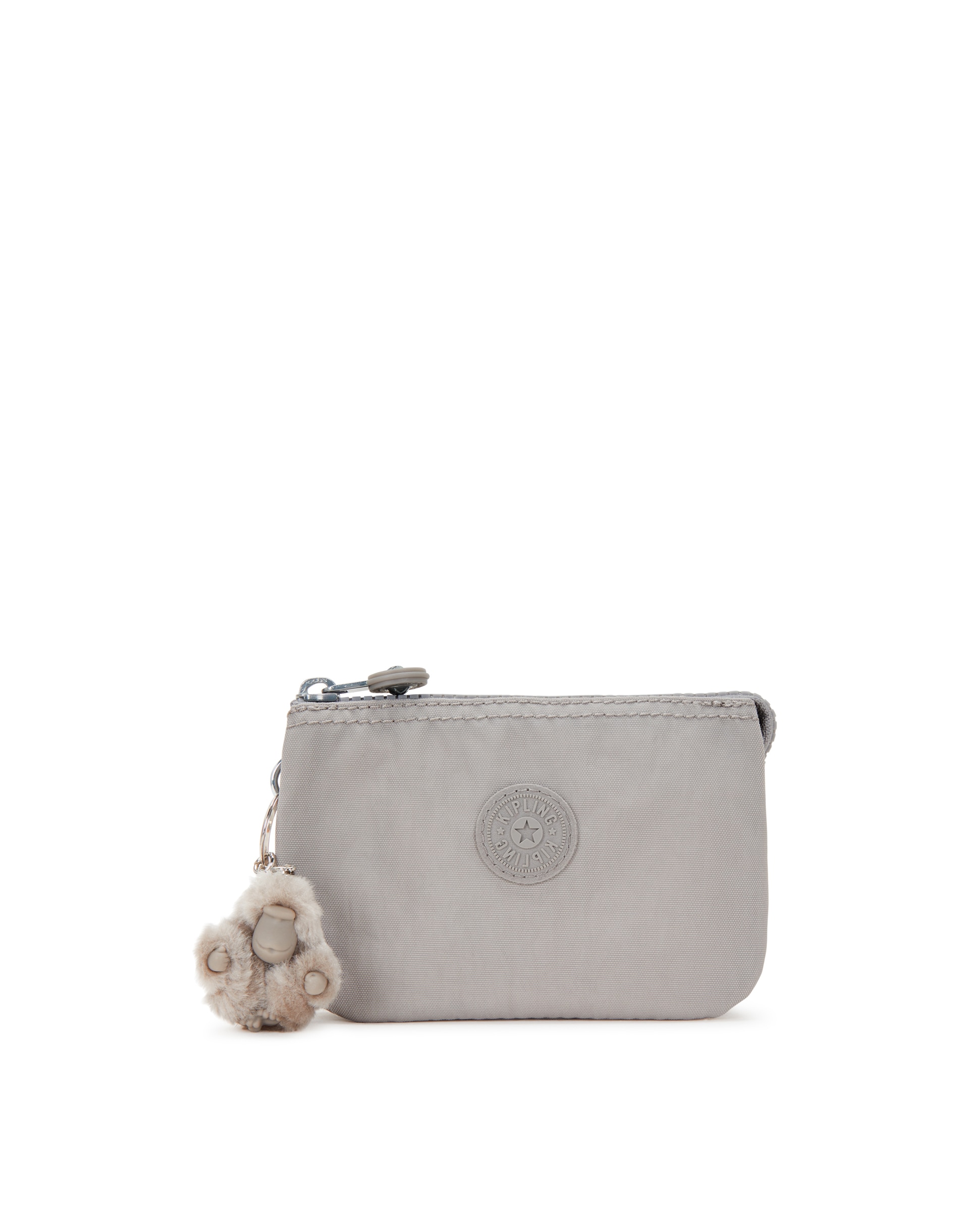 Monedero de mujer pequeño multiusos con cremallera y llavero - Kipling - Humo Humo-1