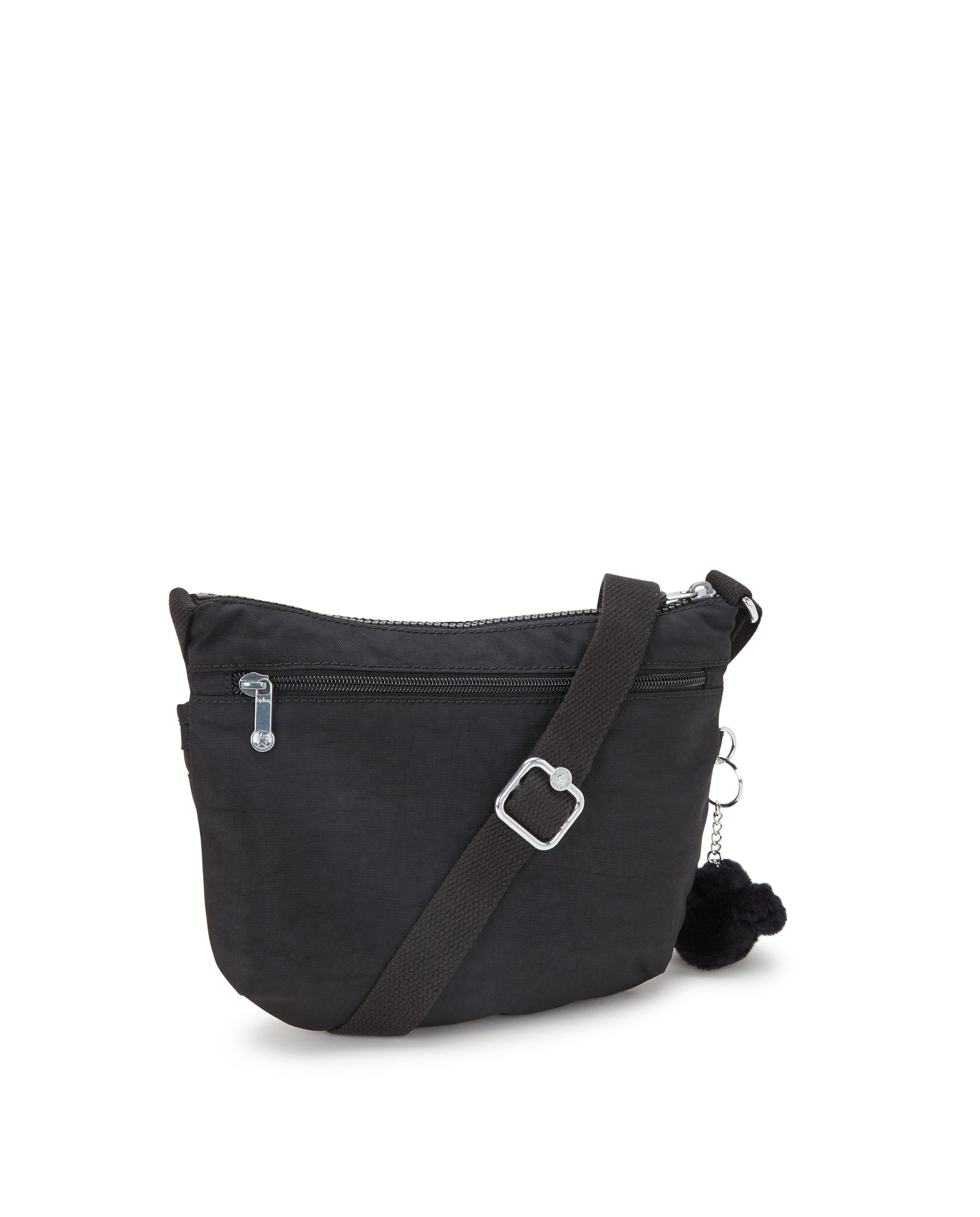 Bandolera de mujer pequeña con cremallera y correa ajustable - Kipling - Negro Negro-4