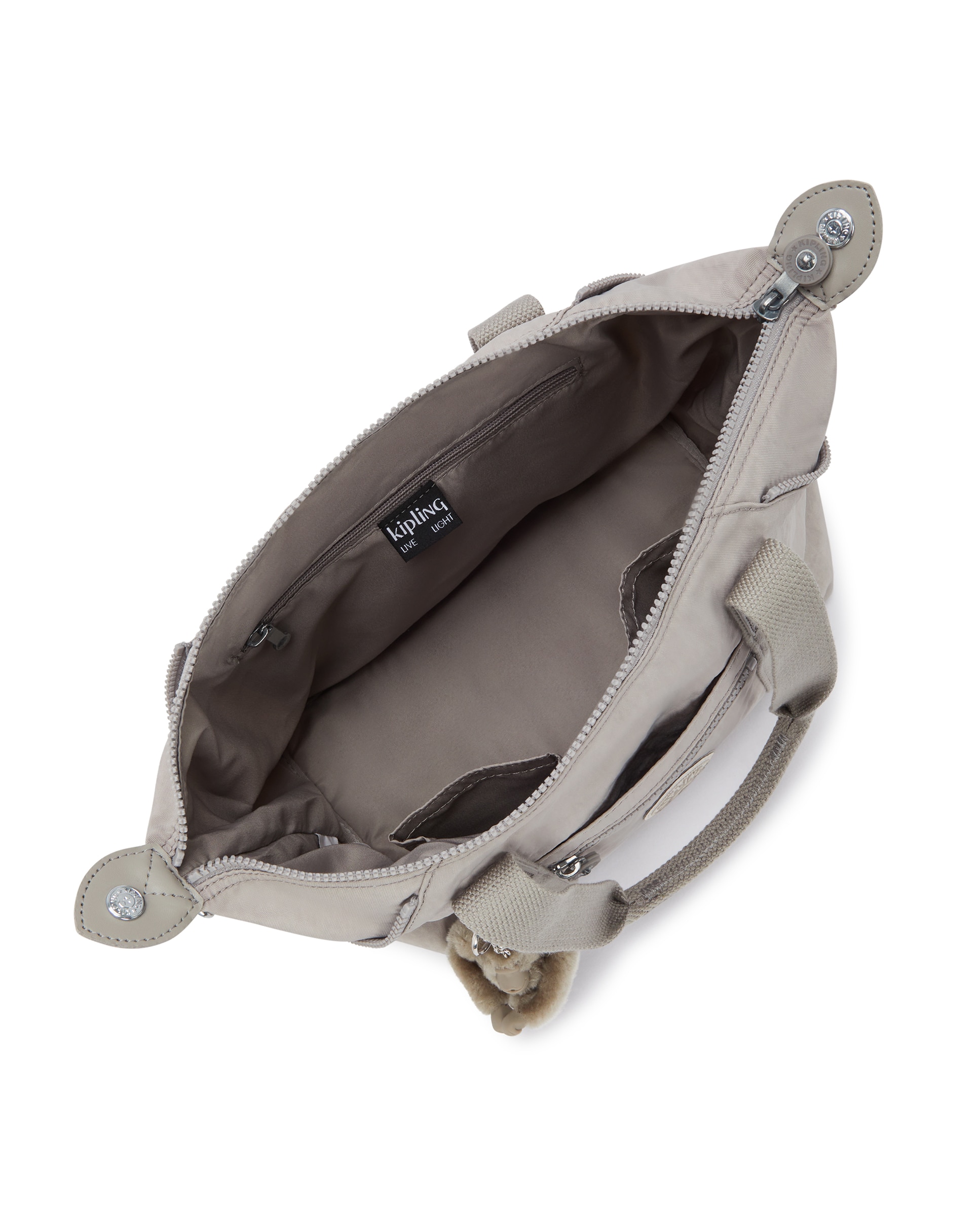 Bolso de hombro multiposición pequeño Art Mini en gris - Kipling - Gris claro Gris claro-2