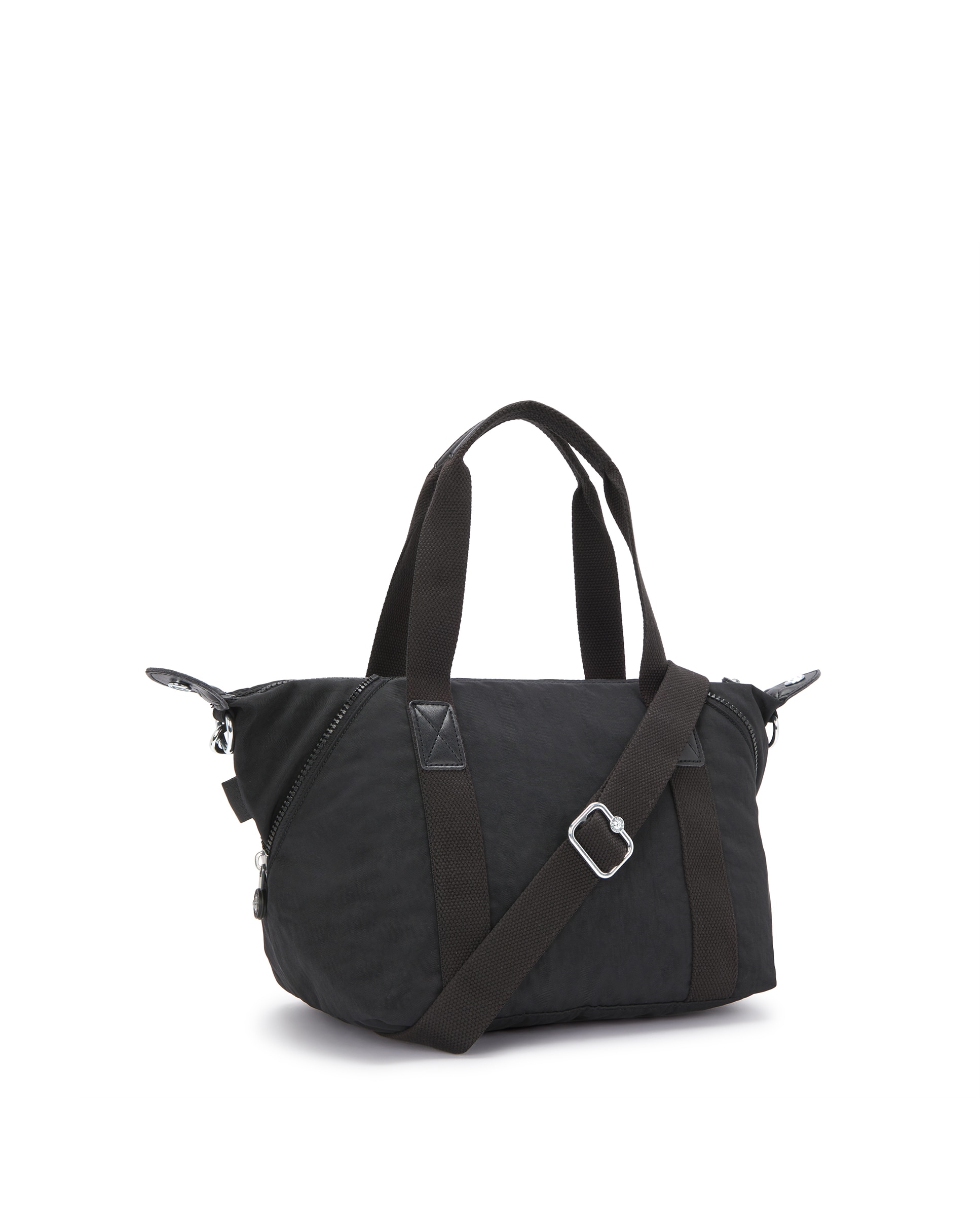 Shopper pequeño con cremallera y asa bandolera extraíble - Kipling - Negro Negro-4