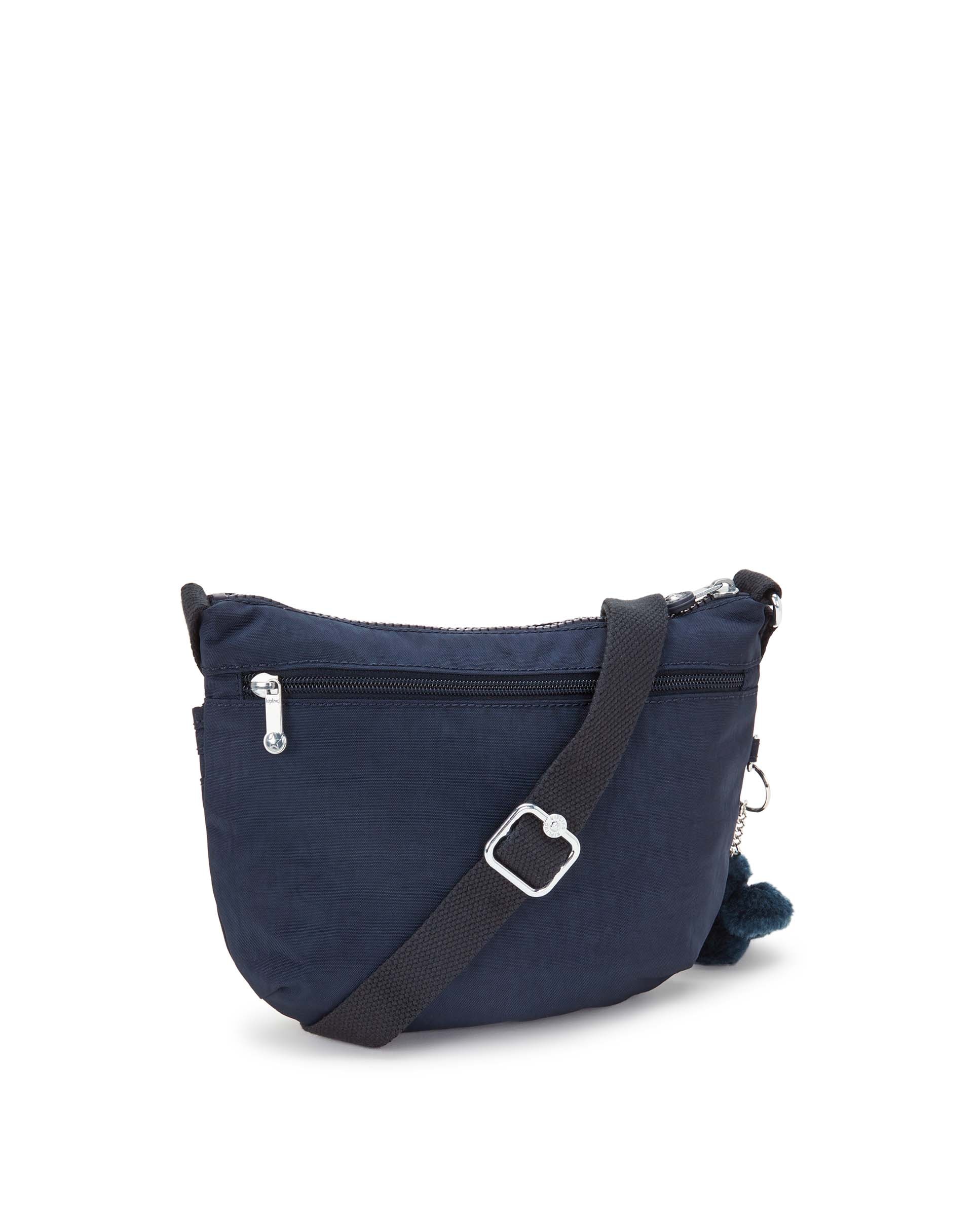Bandolera de mujer pequeña con cremallera y correa ajustable - Kipling - Marino Marino-4