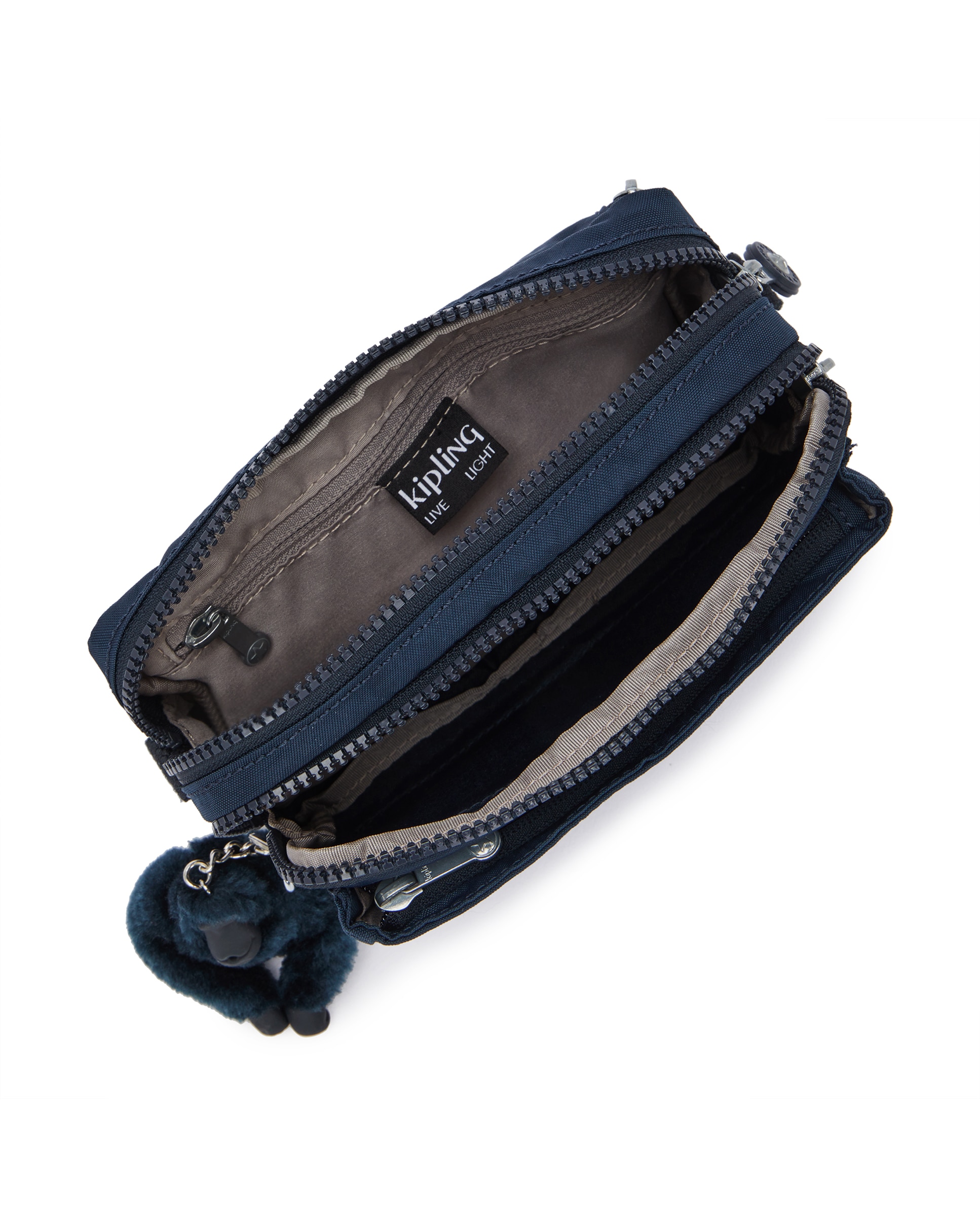 Bandolera de mujer pequeña convertible en riñonera - Kipling - Marino Marino-4