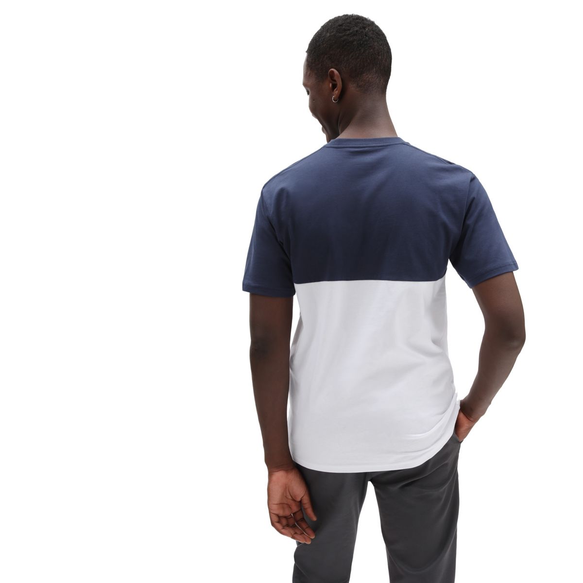 Imagen 2 de Camiseta de hombre COLORBLOCK Vans - Blanco / Azul Blanco / Azul